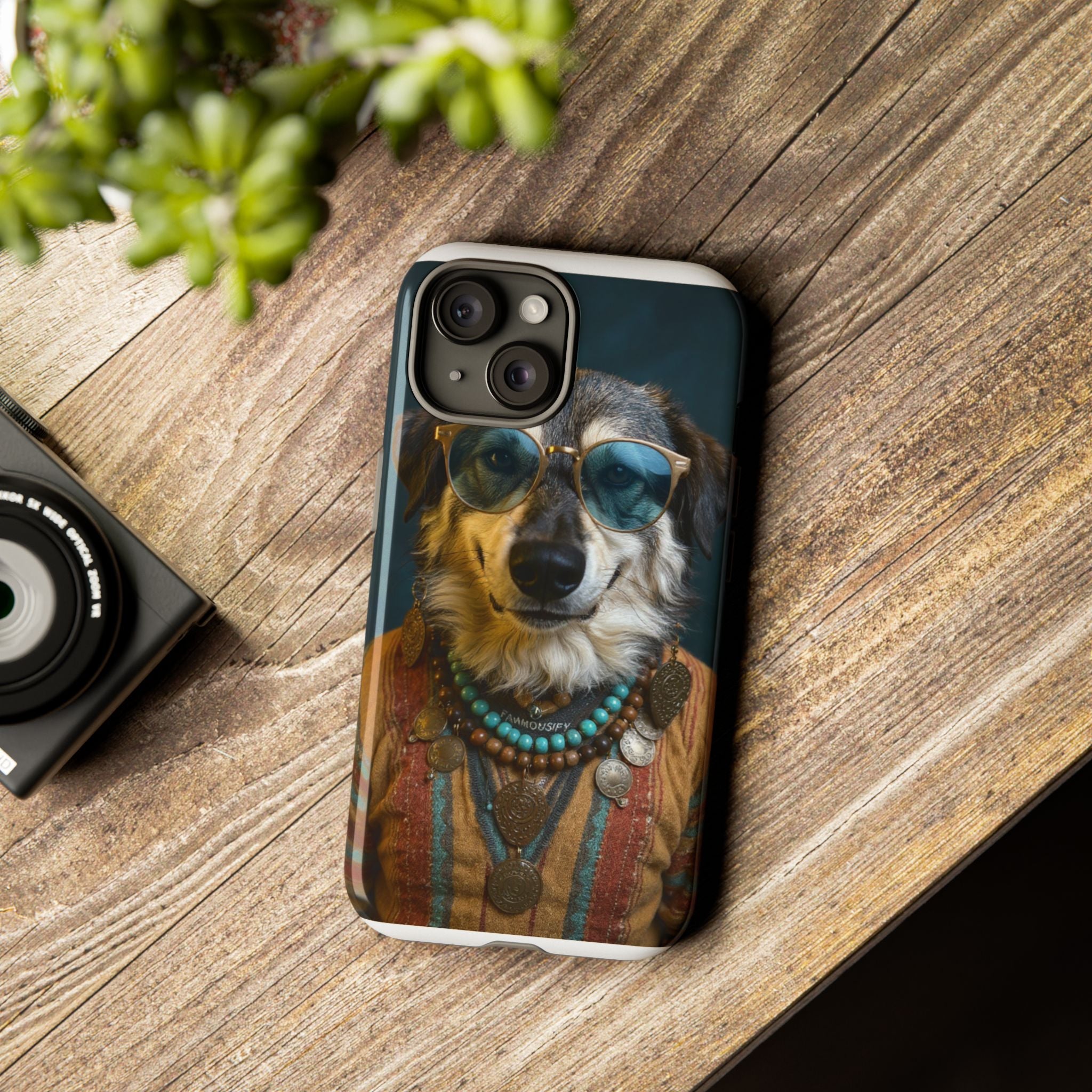 Dog Portrait PhCase - Hippy Style - 407c2e6c