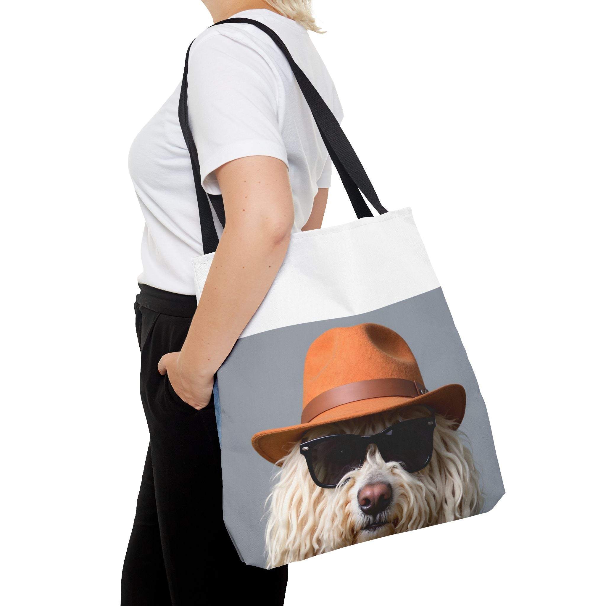 Dog Portrait ToteBg - Denim Style - 89302423