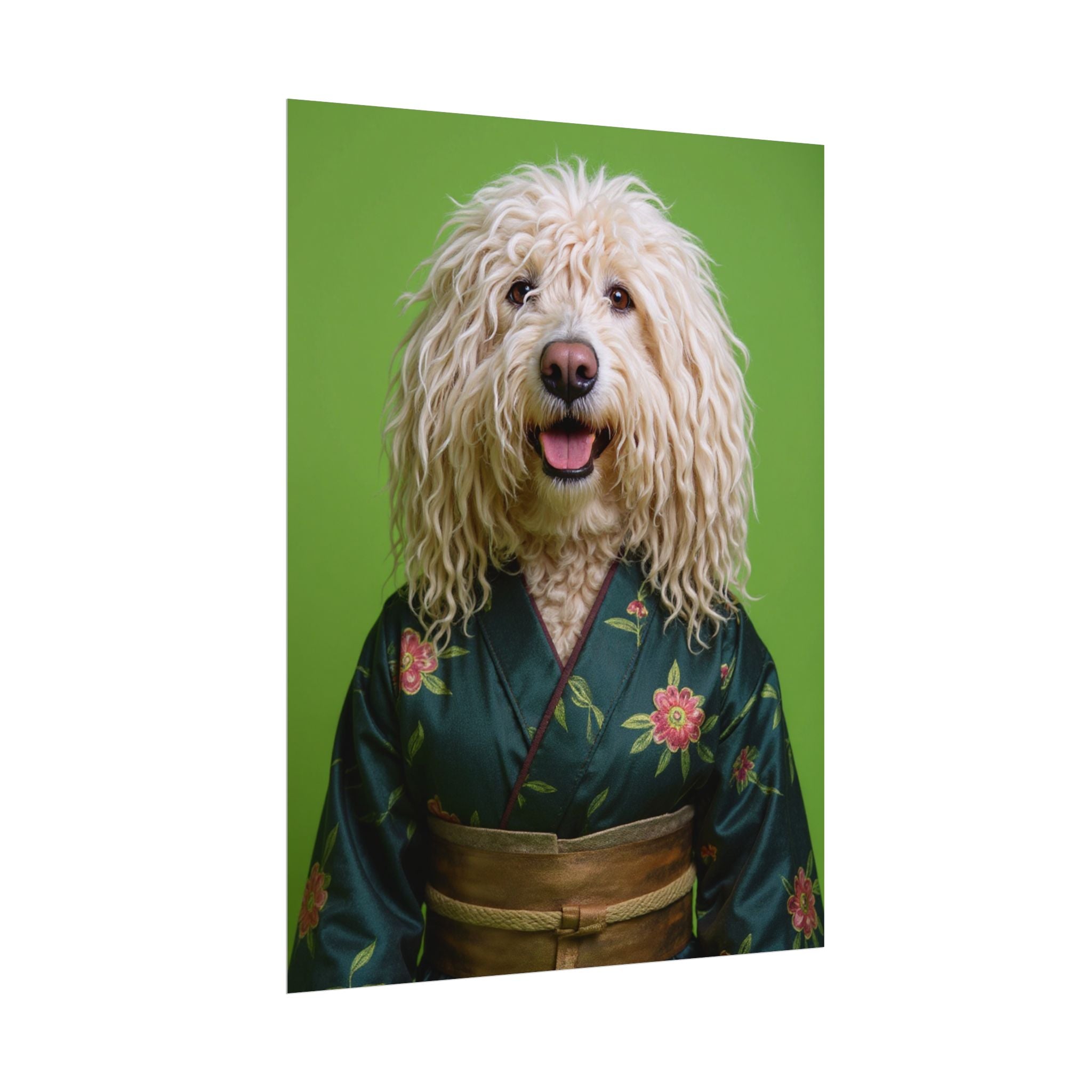 Dog Portrait FinArt - Kimono Vogue - 73bb0b16