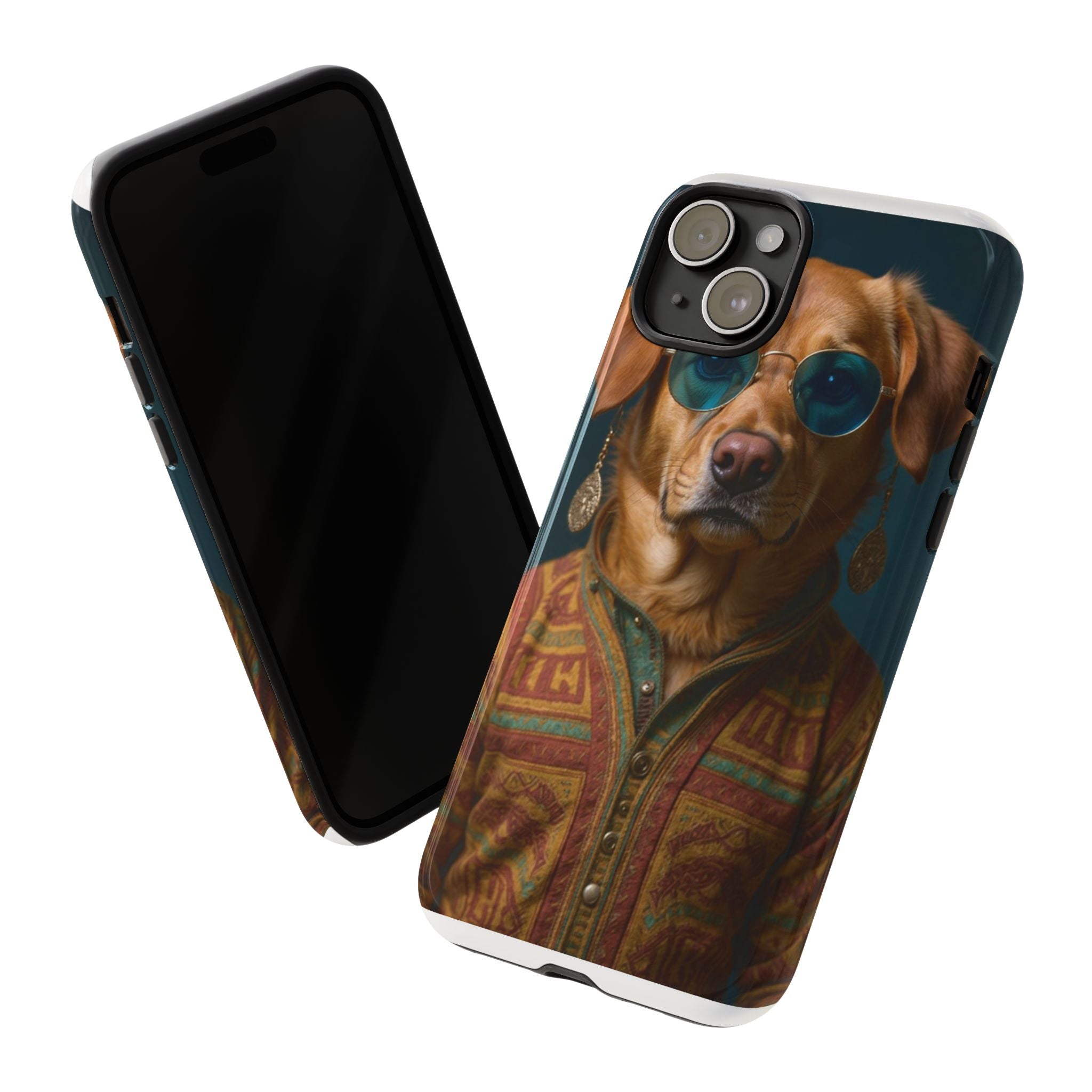 Dog Portrait PhCase - Hippy Style - 56d9d3ee
