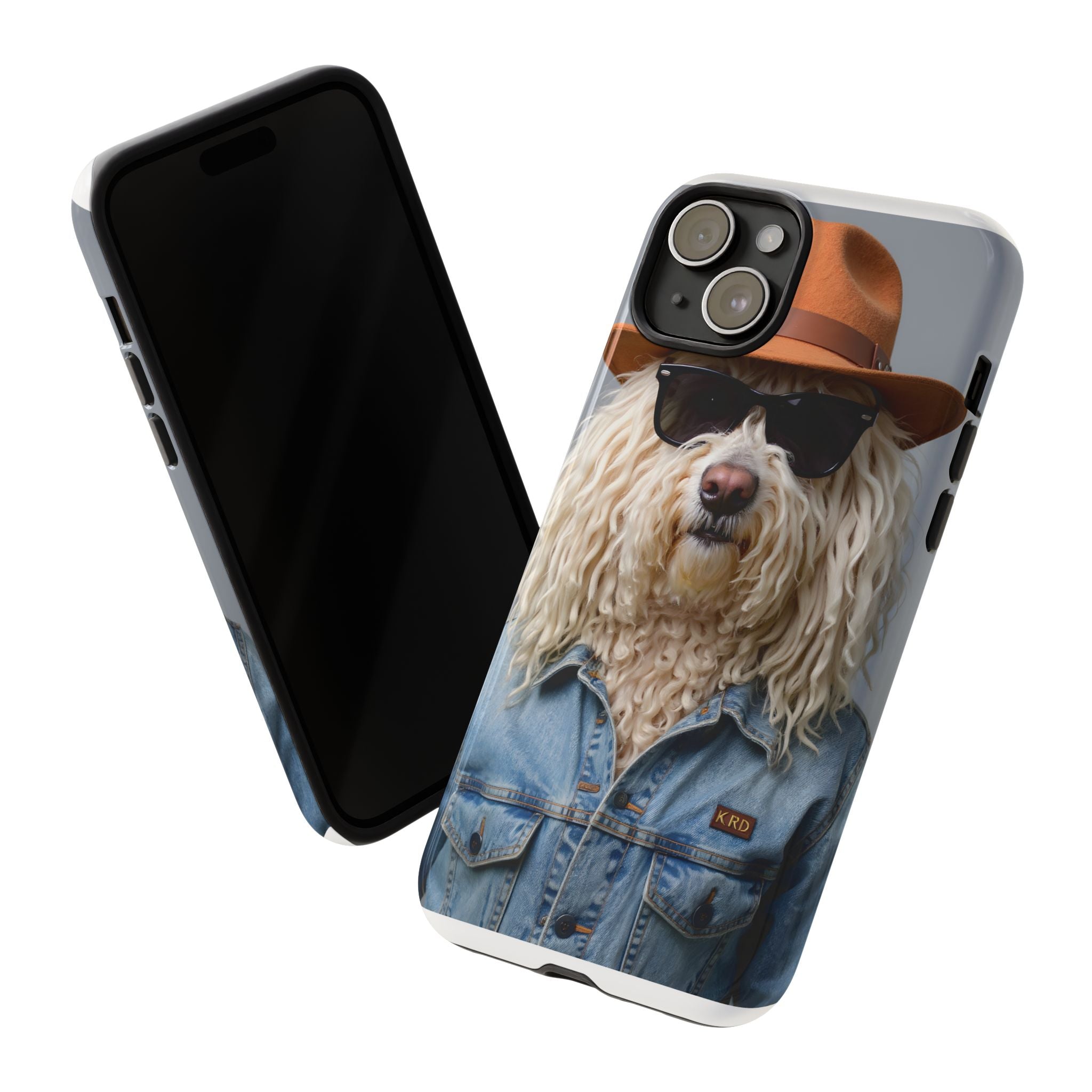 Dog Portrait PhCase - Denim Style - 55268d9c