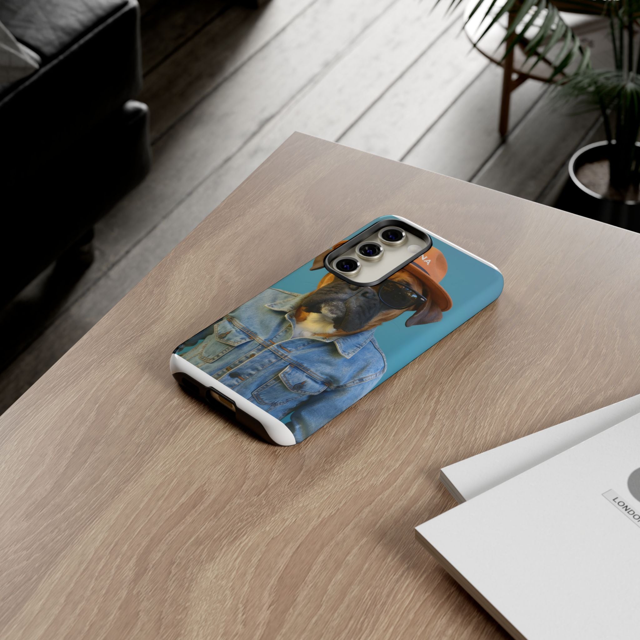 Dog Portrait PhCase - Denim Style - 80a6cbbd
