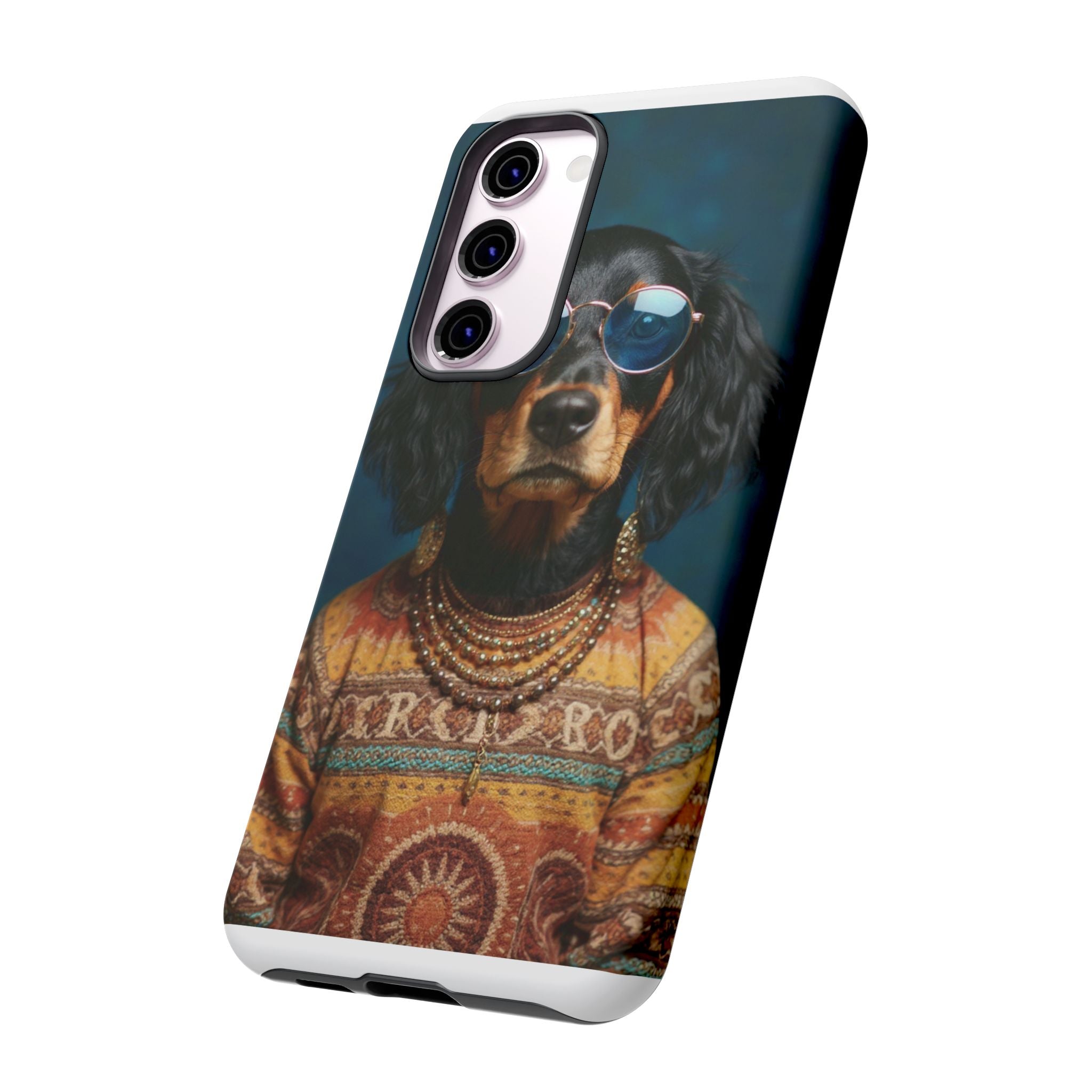 Dog Portrait PhCase - Hippy Style - e13b194d