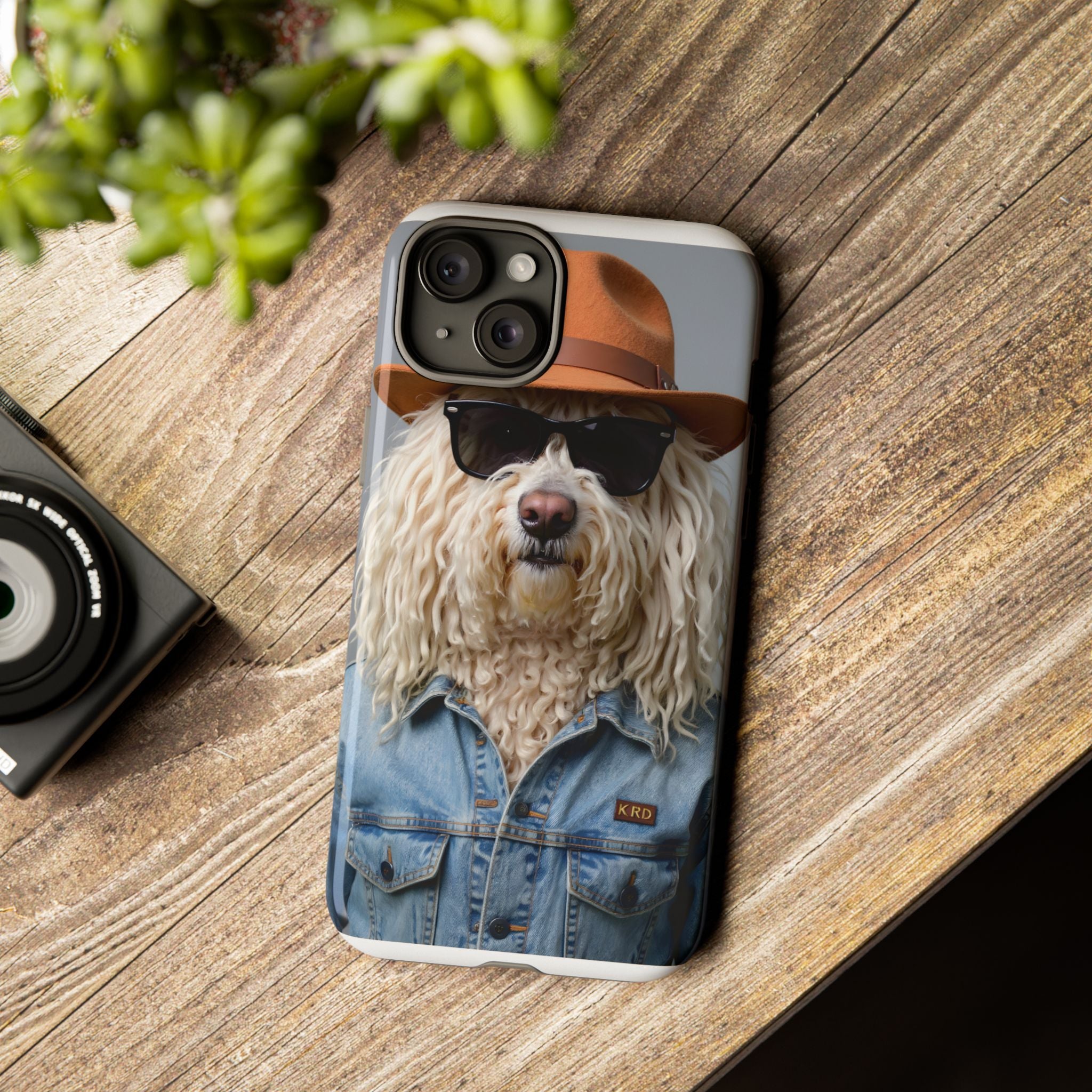 Dog Portrait PhCase - Denim Style - 55268d9c
