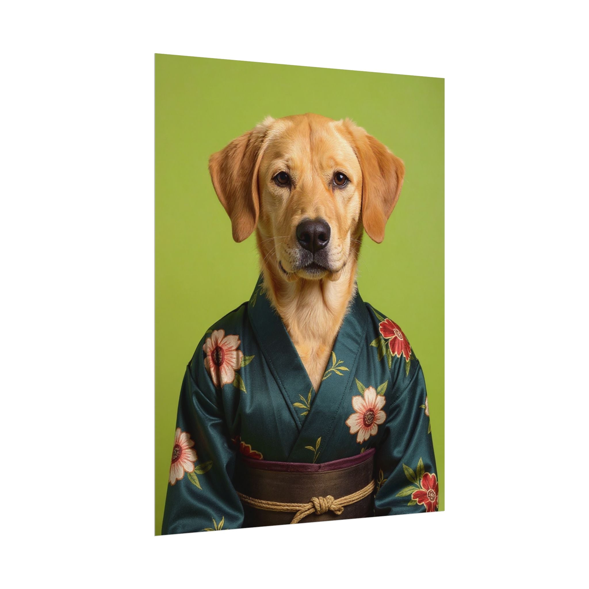 Dog Portrait FinArt - Kimono Vogue - 44f4e583