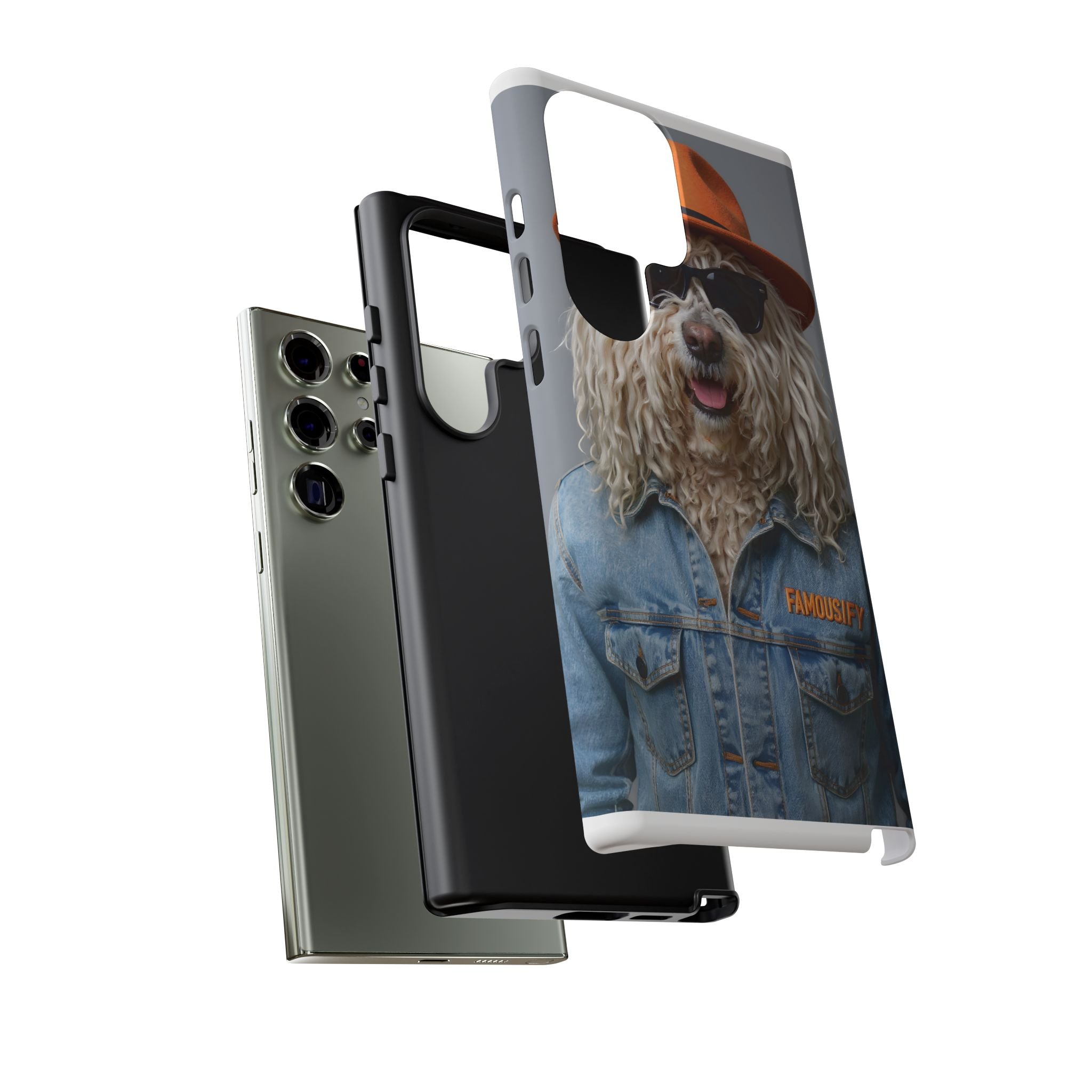 Dog Portrait PhCase - Denim Style - 2b67a892