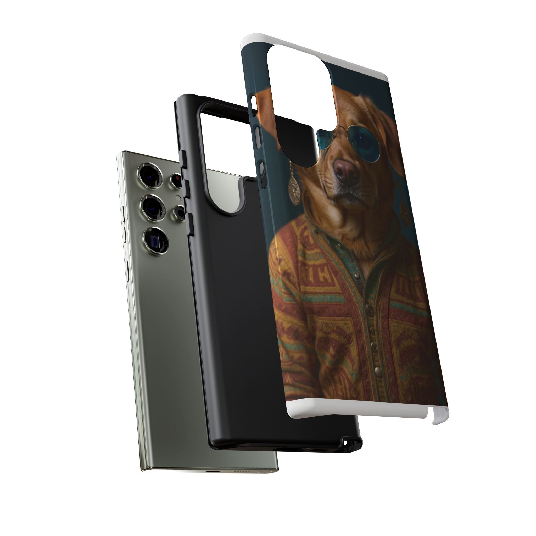 Dog Portrait PhCase - Hippy Style - 56d9d3ee