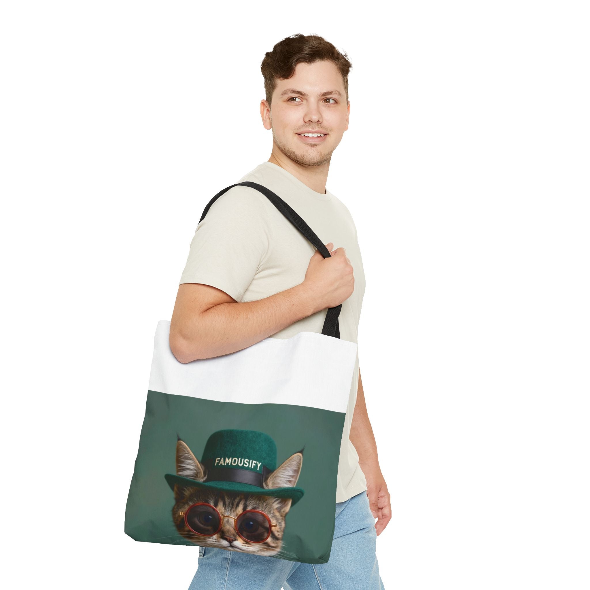 Dog Portrait ToteBg - Cat Style - 1bcb2480
