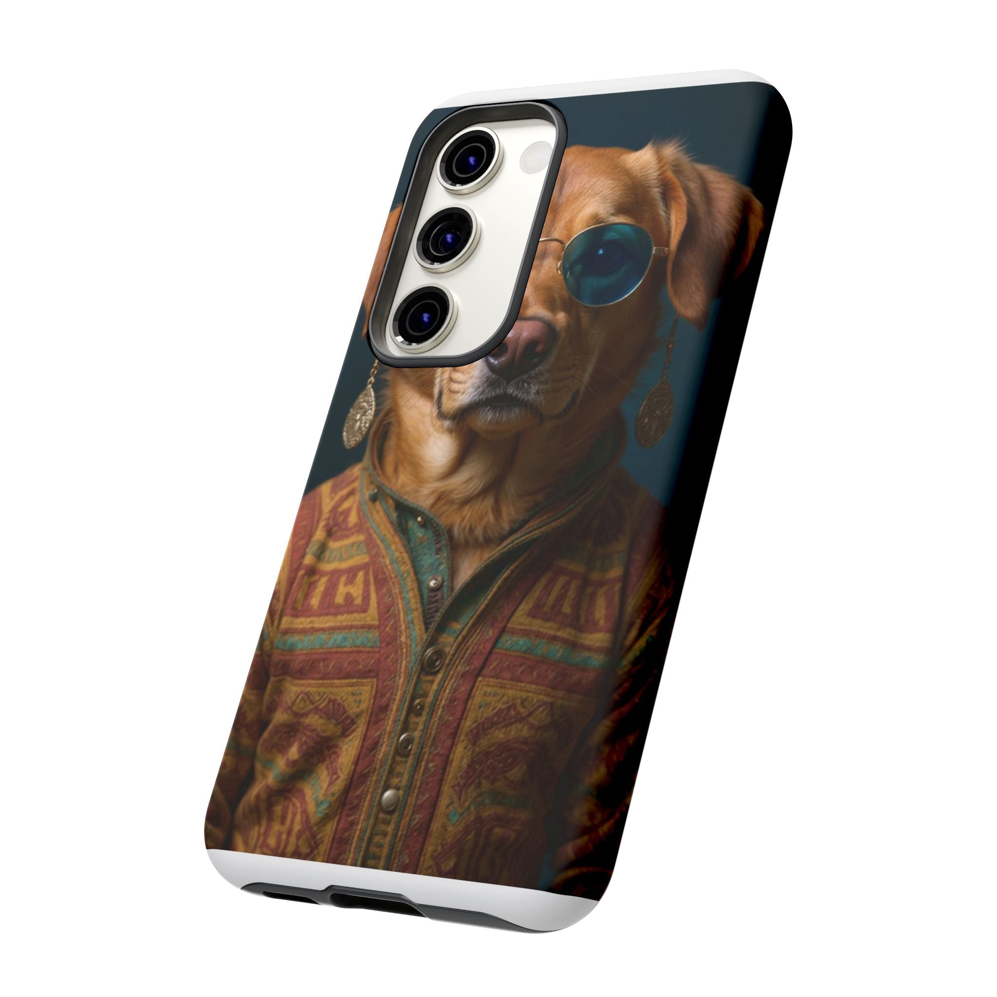 Dog Portrait PhCase - Hippy Style - 56d9d3ee