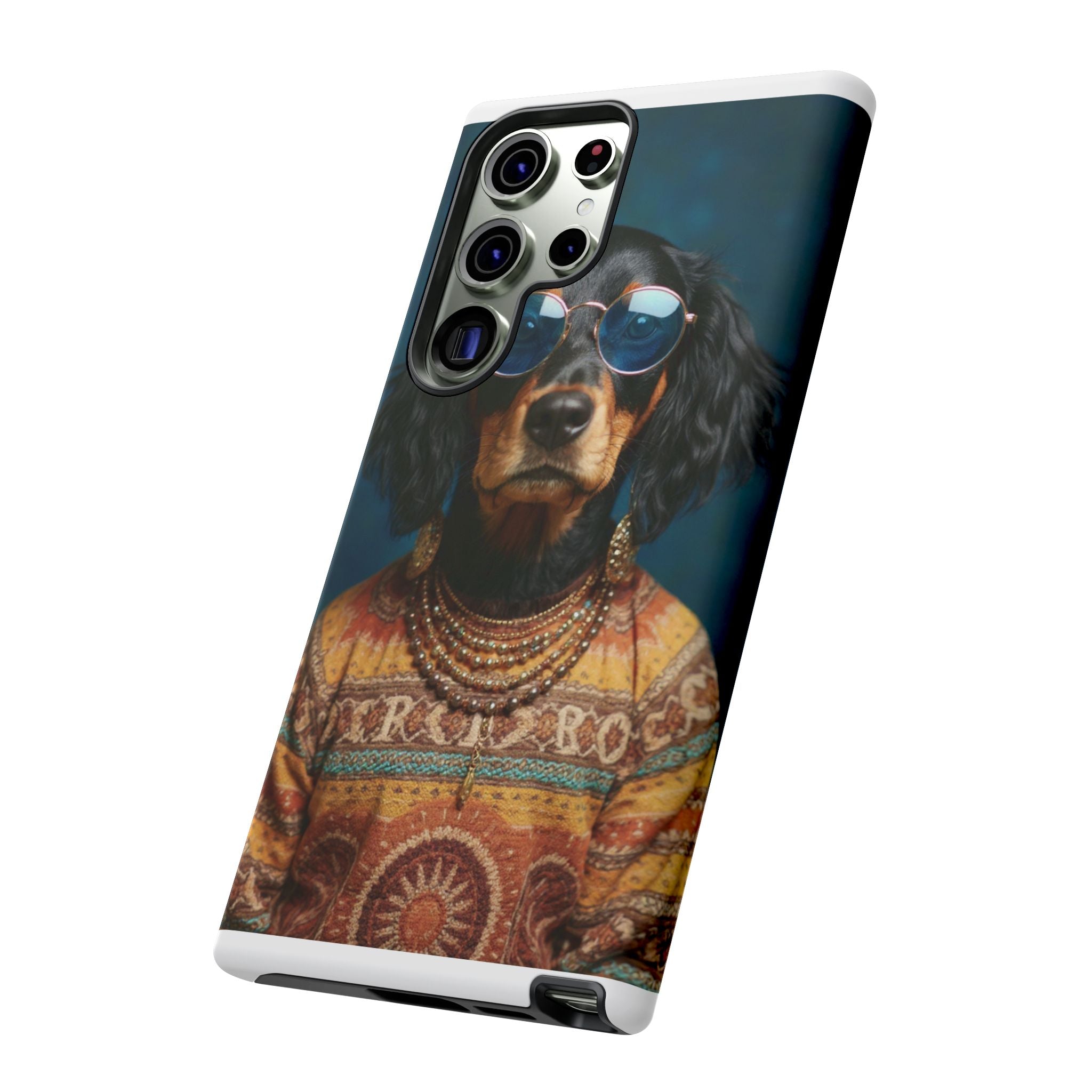 Dog Portrait PhCase - Hippy Style - e13b194d
