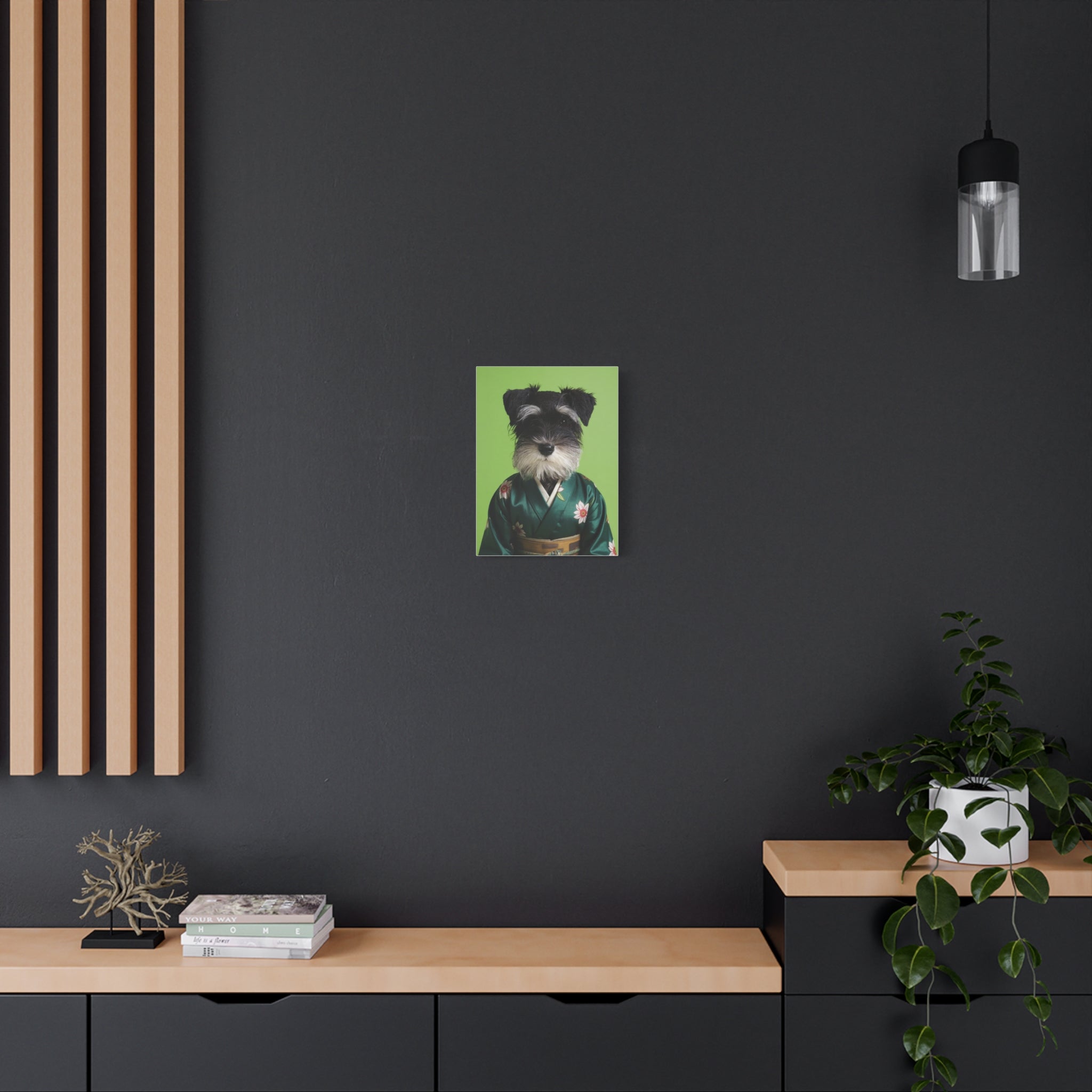 Dog Portrait Canvas - Kimono Vogue - 0cdb2bd6