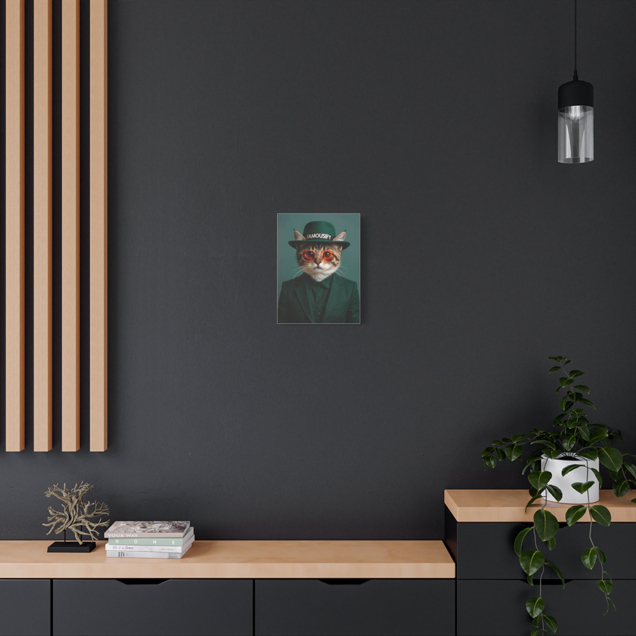 Dog Portrait Canvas - Cat Style - c74a2274