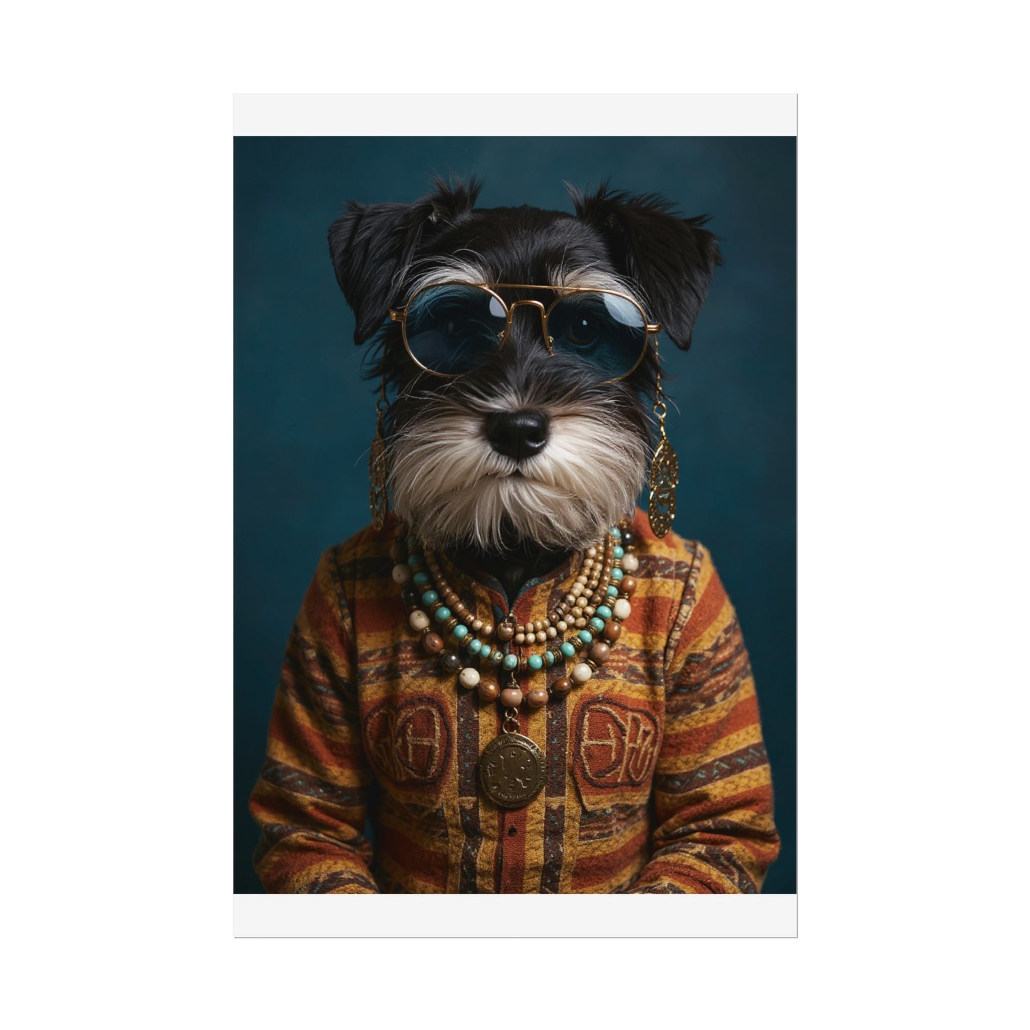 Dog Portrait FinArt - Hippy Style - 3aa13810