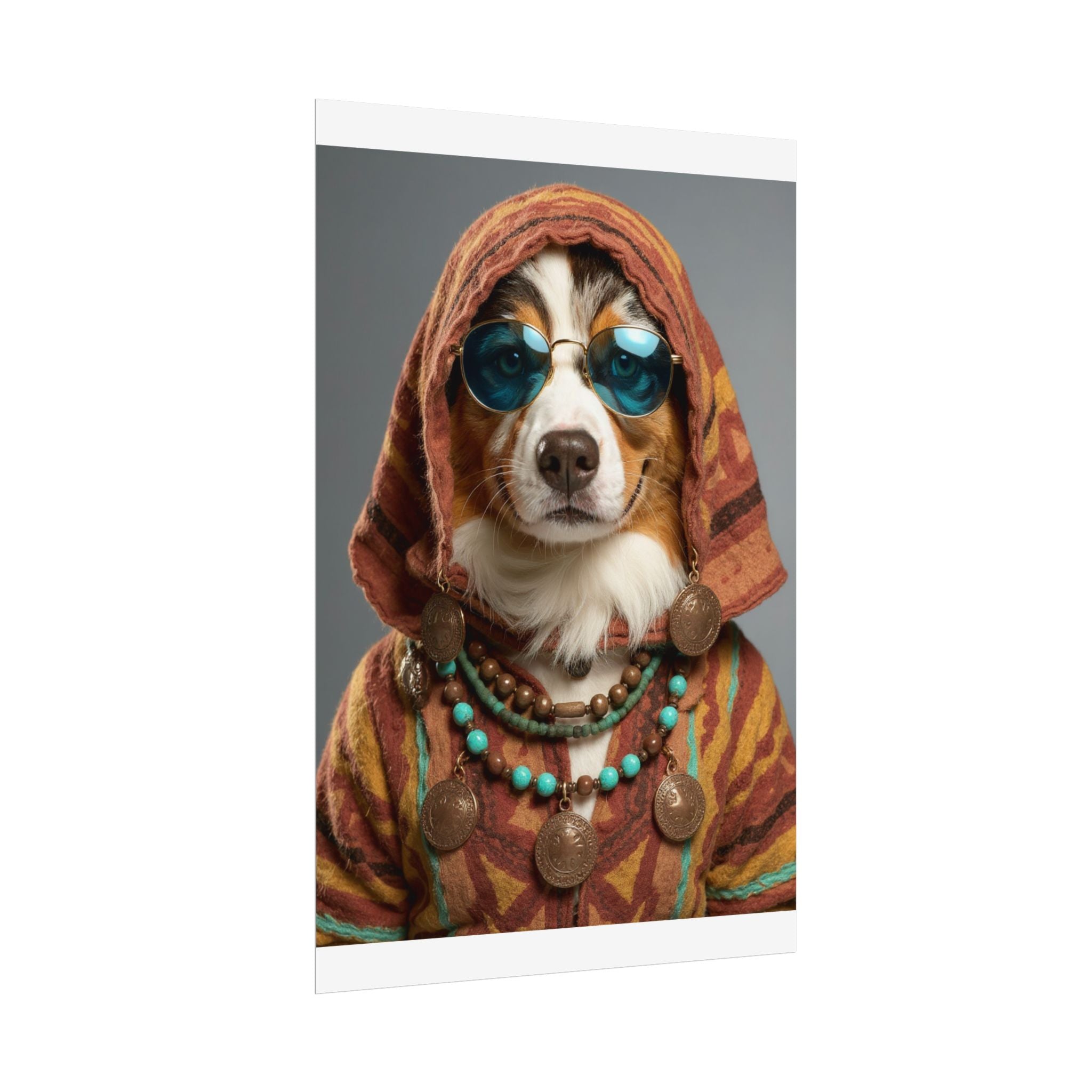 Dog Portrait FinArt - Hippy Style - 7d364c0c