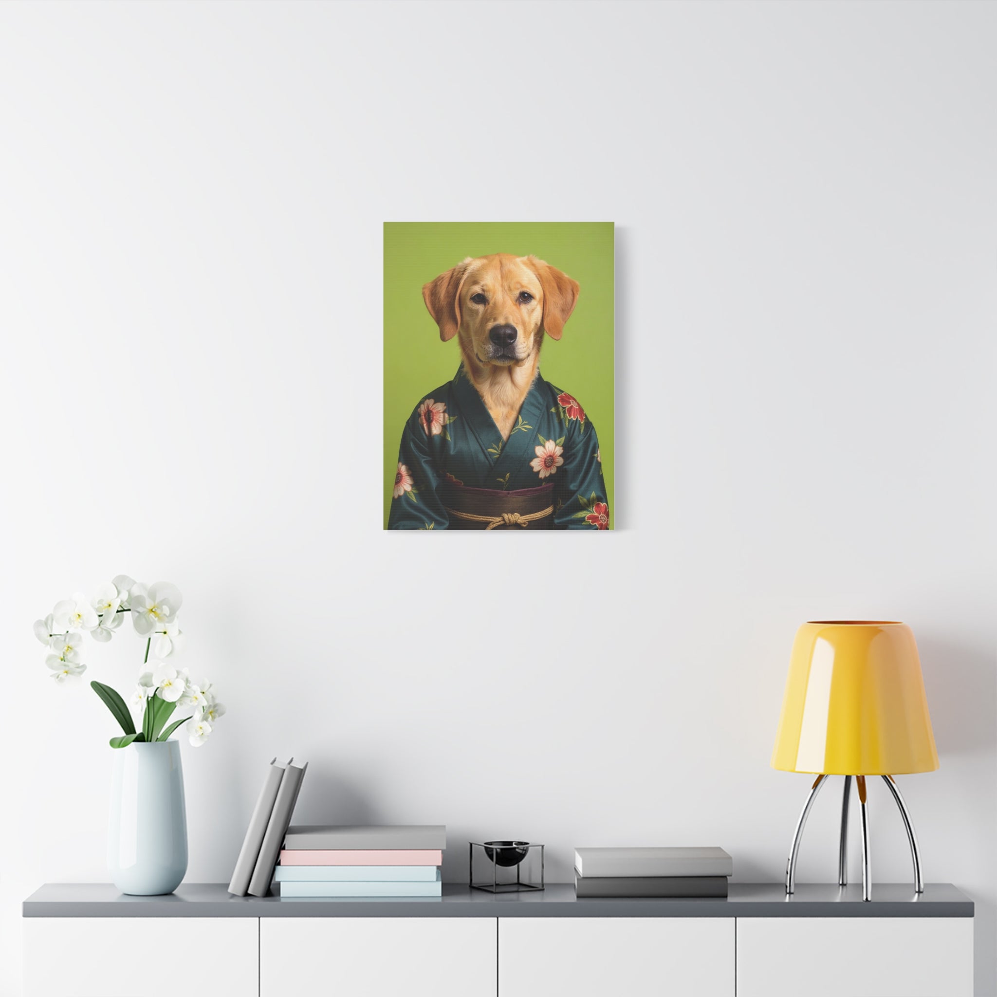 Dog Portrait Canvas - Kimono Vogue - 9c104be1