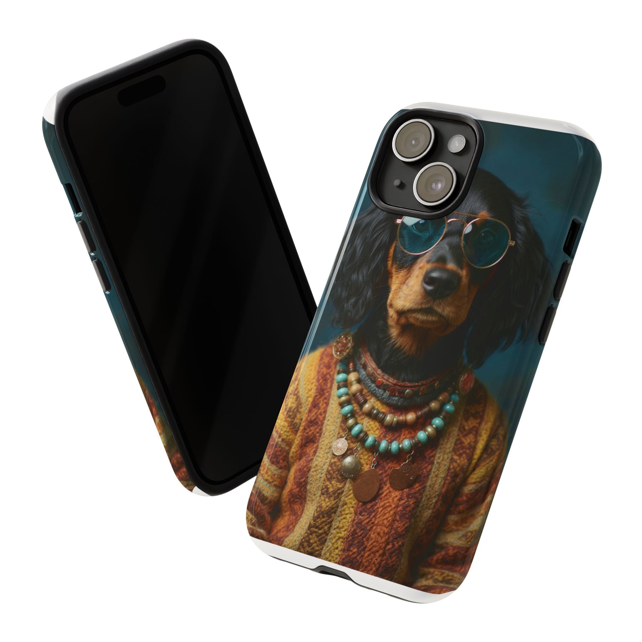 Dog Portrait PhCase - Hippy Style - b226c19d