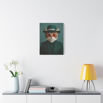 Dog Portrait Canvas - Cat Style - c74a2274