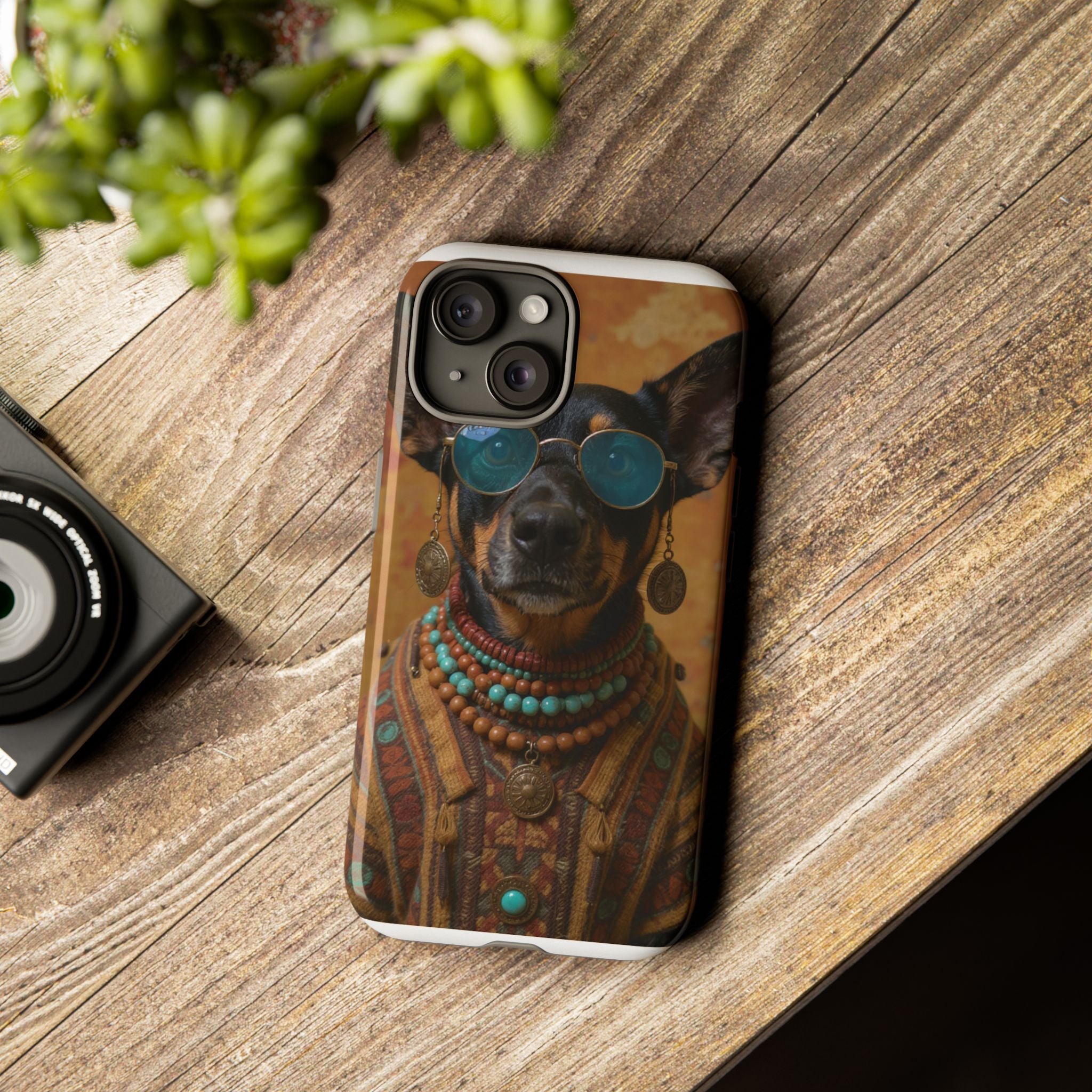 Dog Portrait PhCase - Hippy Style - 5aafaf04