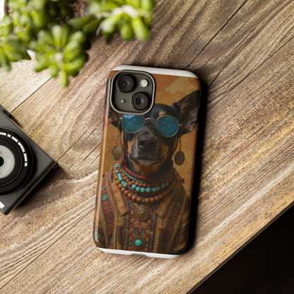 Dog Portrait PhCase - Hippy Style - 5aafaf04