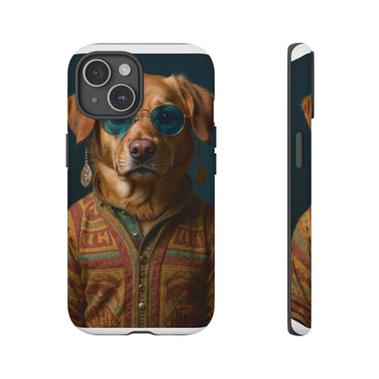 Dog Portrait PhCase - Hippy Style - 56d9d3ee
