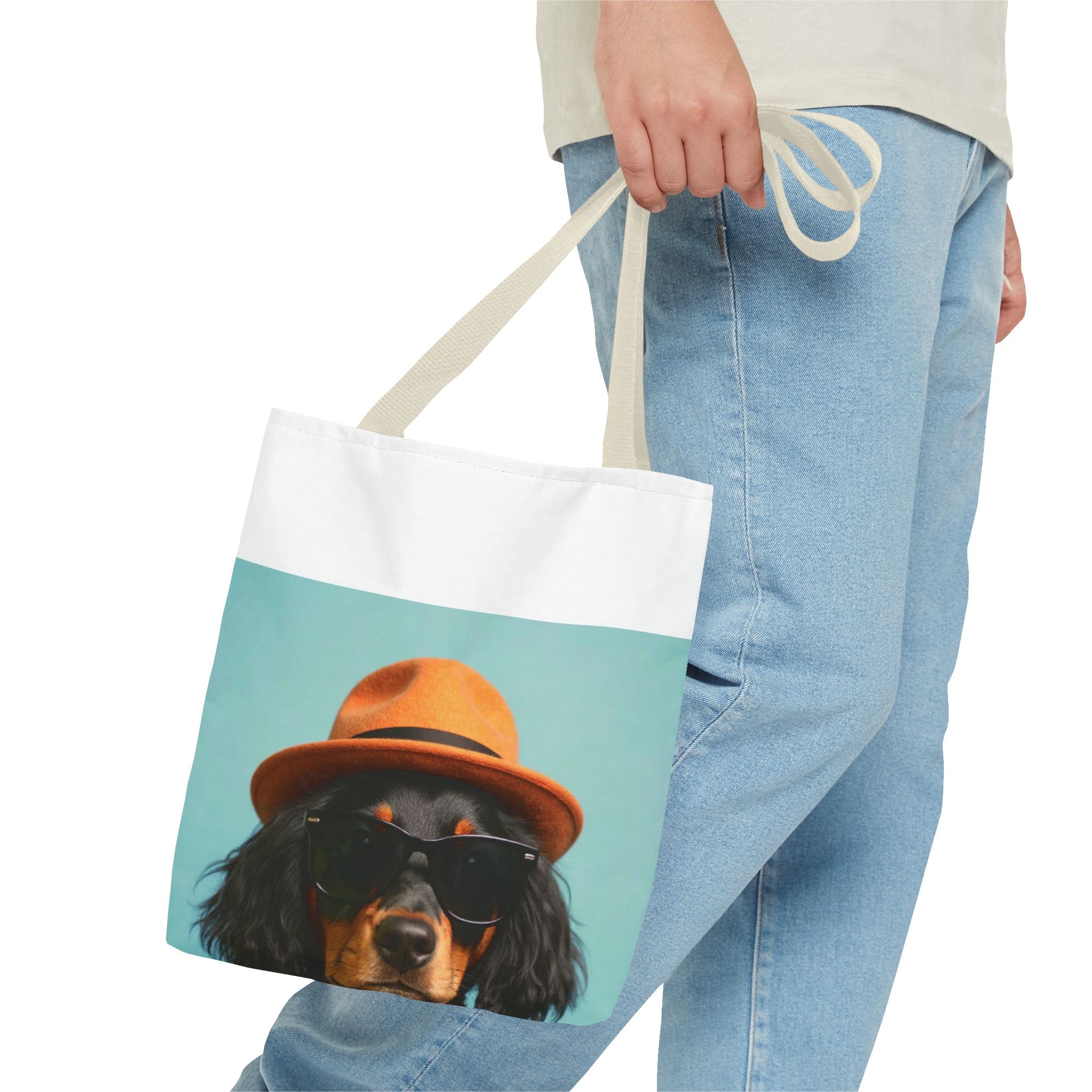 Dog Portrait ToteBg - Denim Style - aa065728