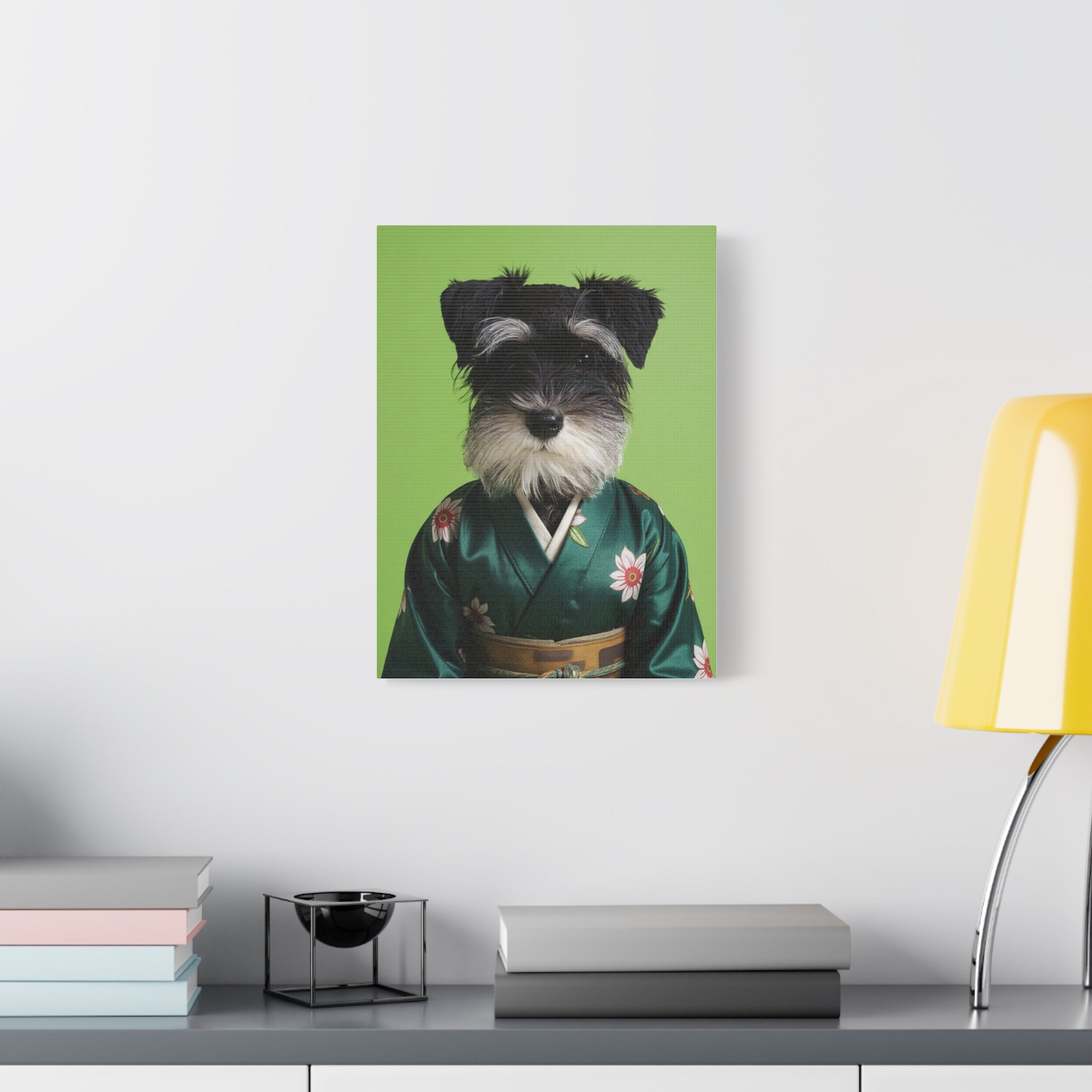 Dog Portrait Canvas - Kimono Vogue - 0cdb2bd6