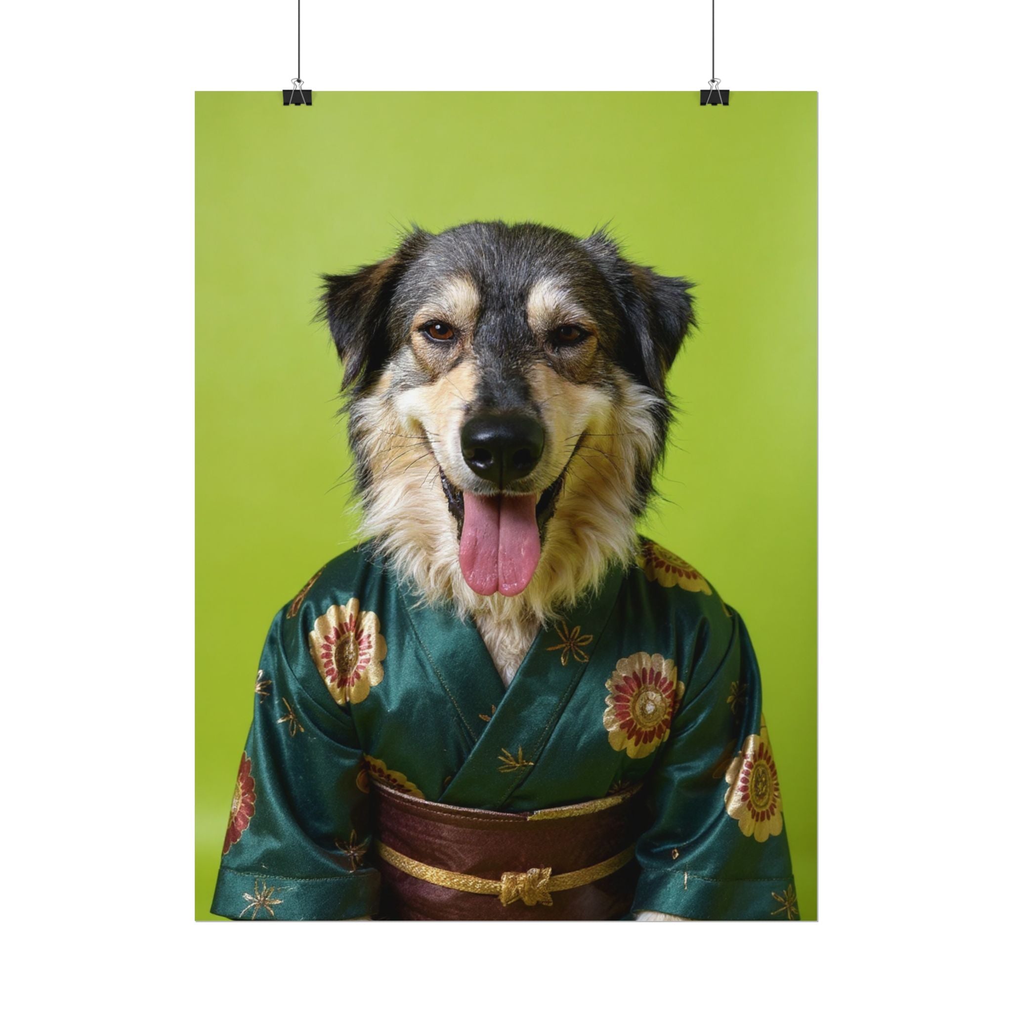 Dog Portrait FinArt - Kimono Vogue - c411932a