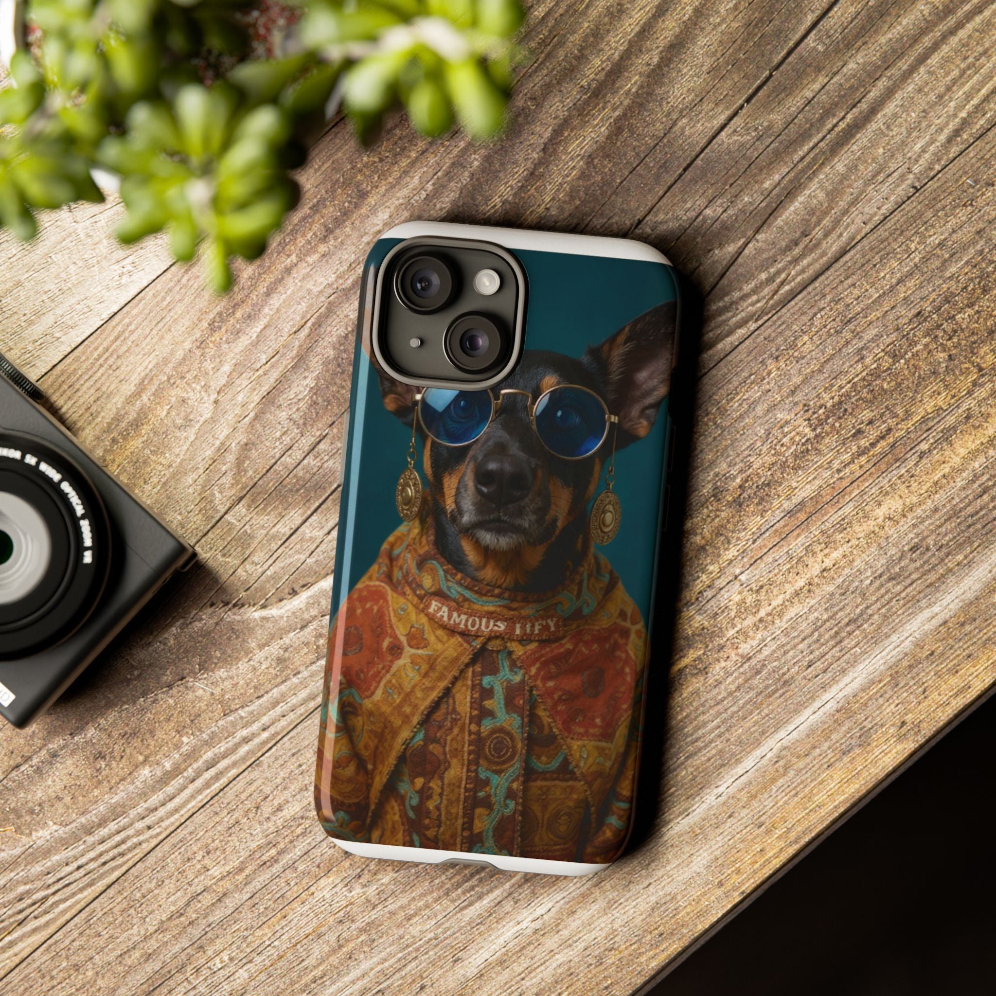 Dog Portrait PhCase - Hippy Style - 05f73d89