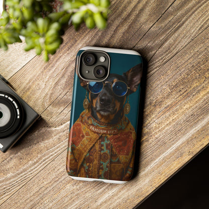 Dog Portrait PhCase - Hippy Style - 05f73d89