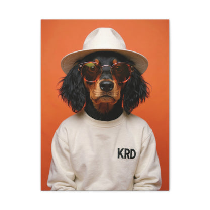 Dog Portrait Canvas - Carlos Style - 94b2b23b