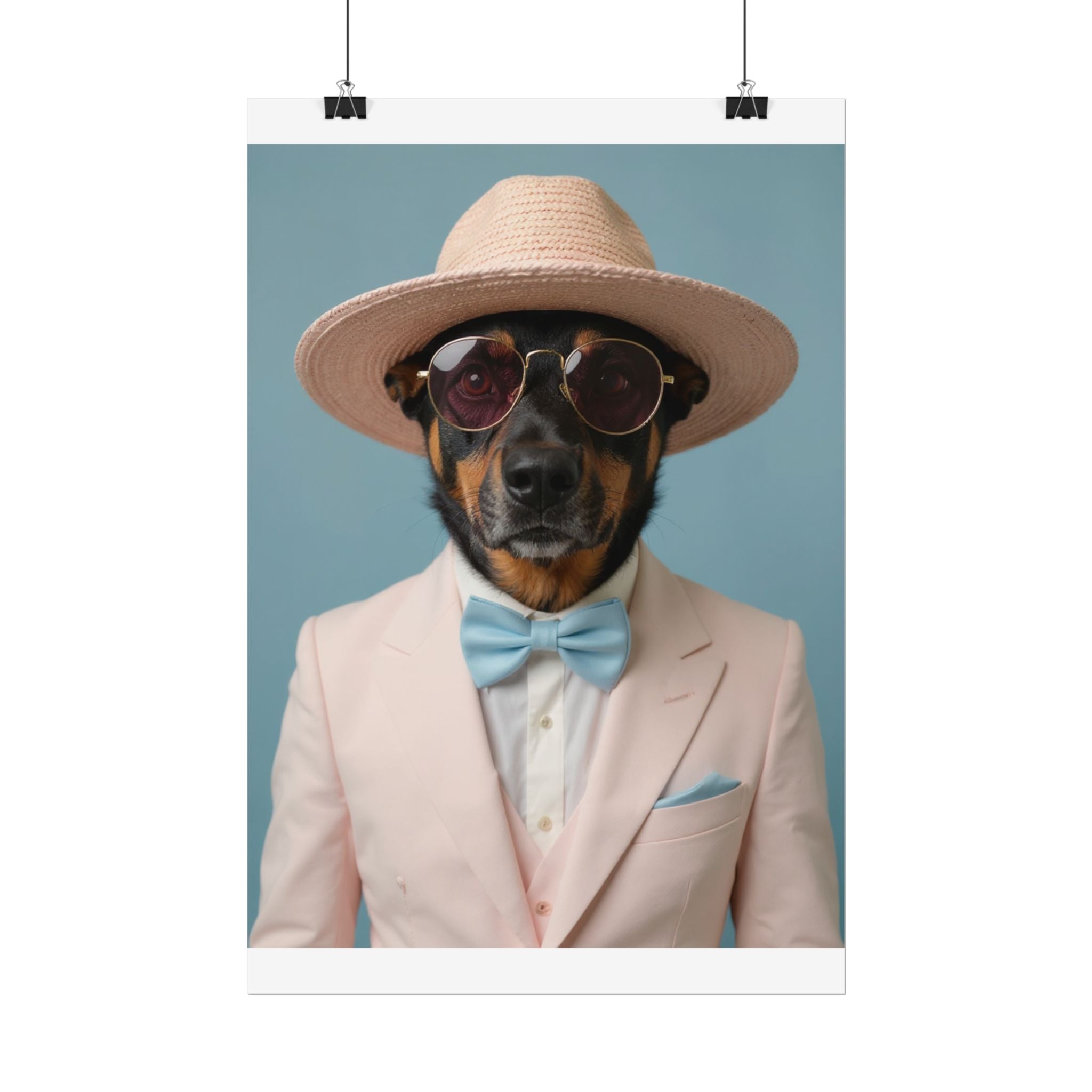 Dog Portrait FinArt - Pink Style - 3531c1df
