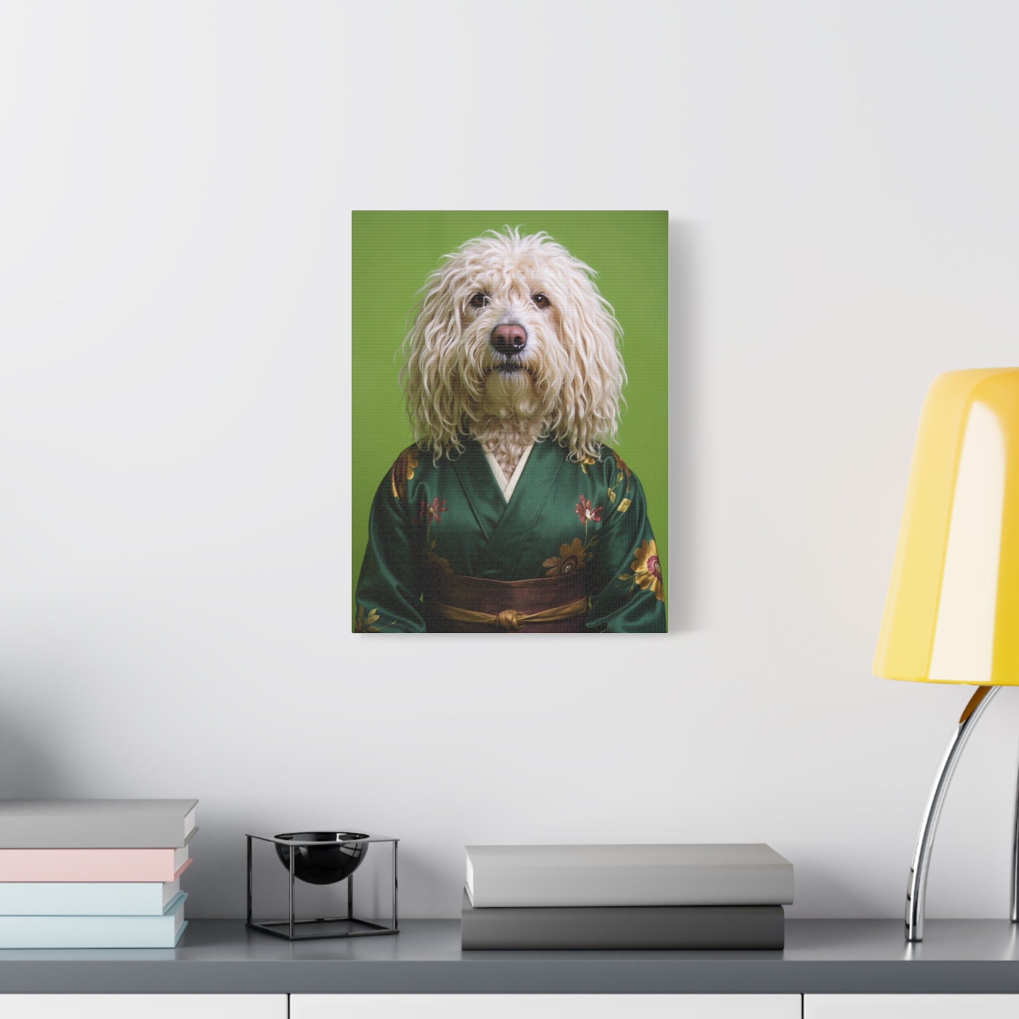 Dog Portrait Canvas - Kimono Vogue - 02969bbd