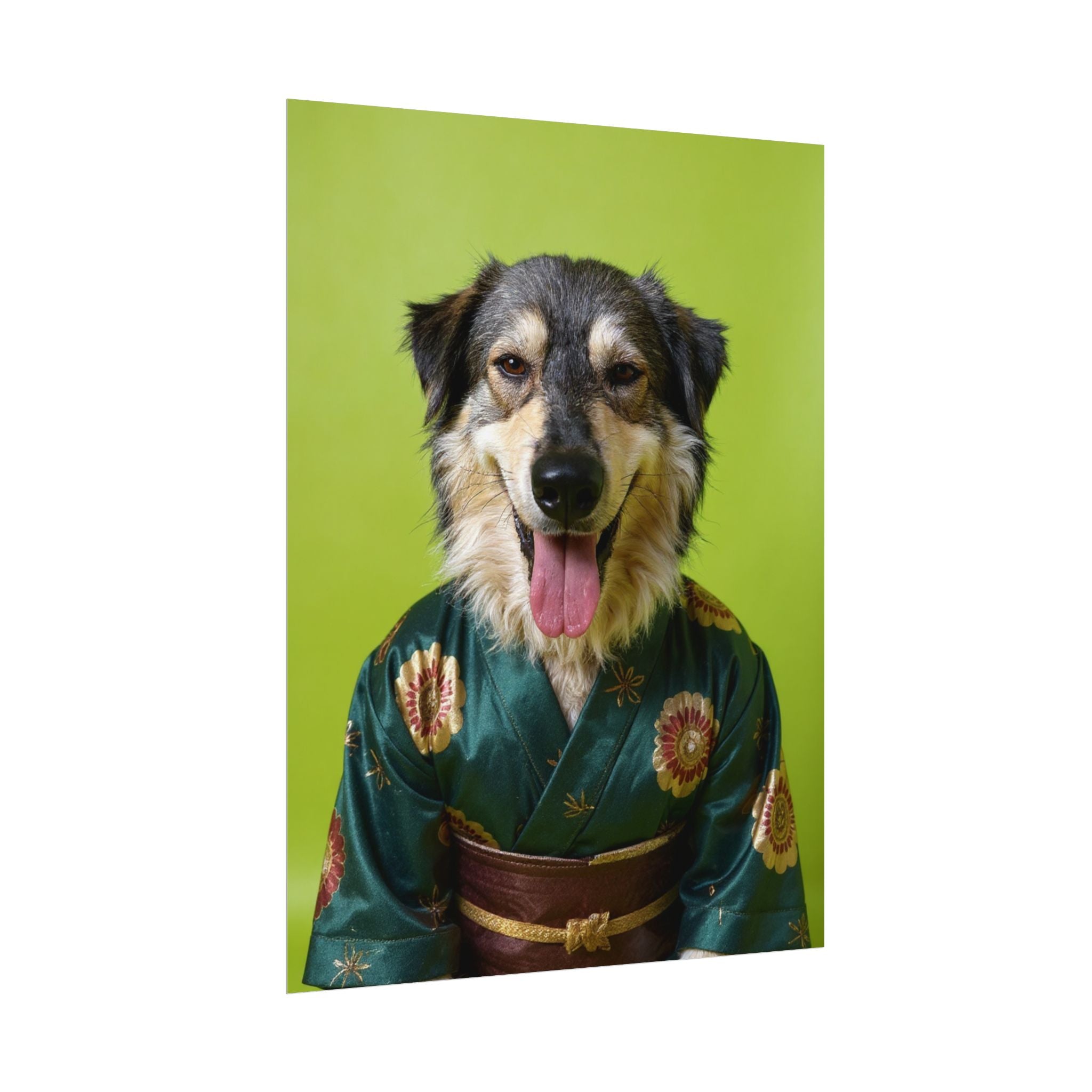 Dog Portrait FinArt - Kimono Vogue - c411932a