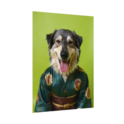 Dog Portrait FinArt - Kimono Vogue - c411932a