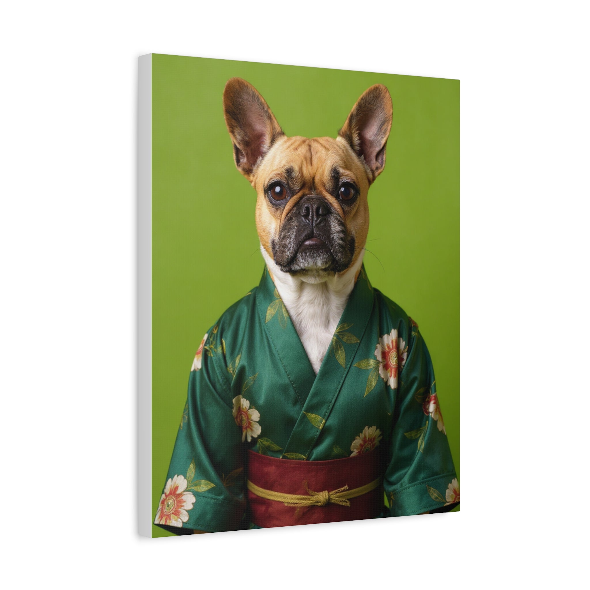 Dog Portrait Canvas - Kimono Vogue - c59f7b78