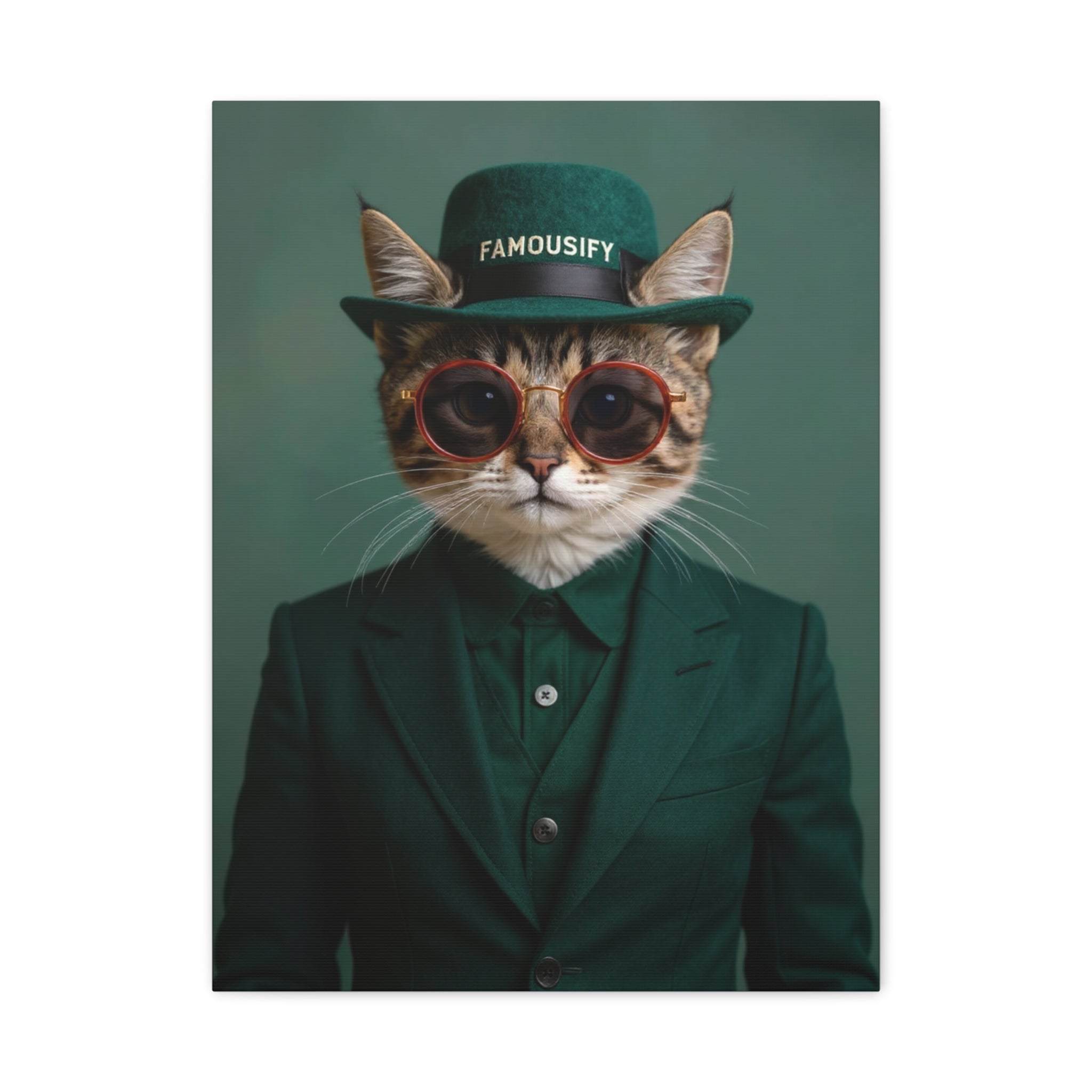 Dog Portrait Canvas - Cat Style - 7a0c4efb