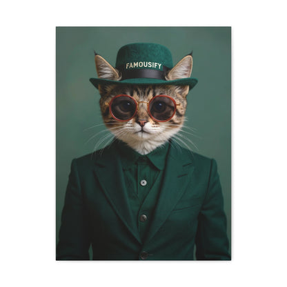 Dog Portrait Canvas - Cat Style - 7a0c4efb