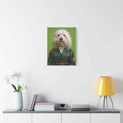 Dog Portrait Canvas - Kimono Vogue - 02969bbd