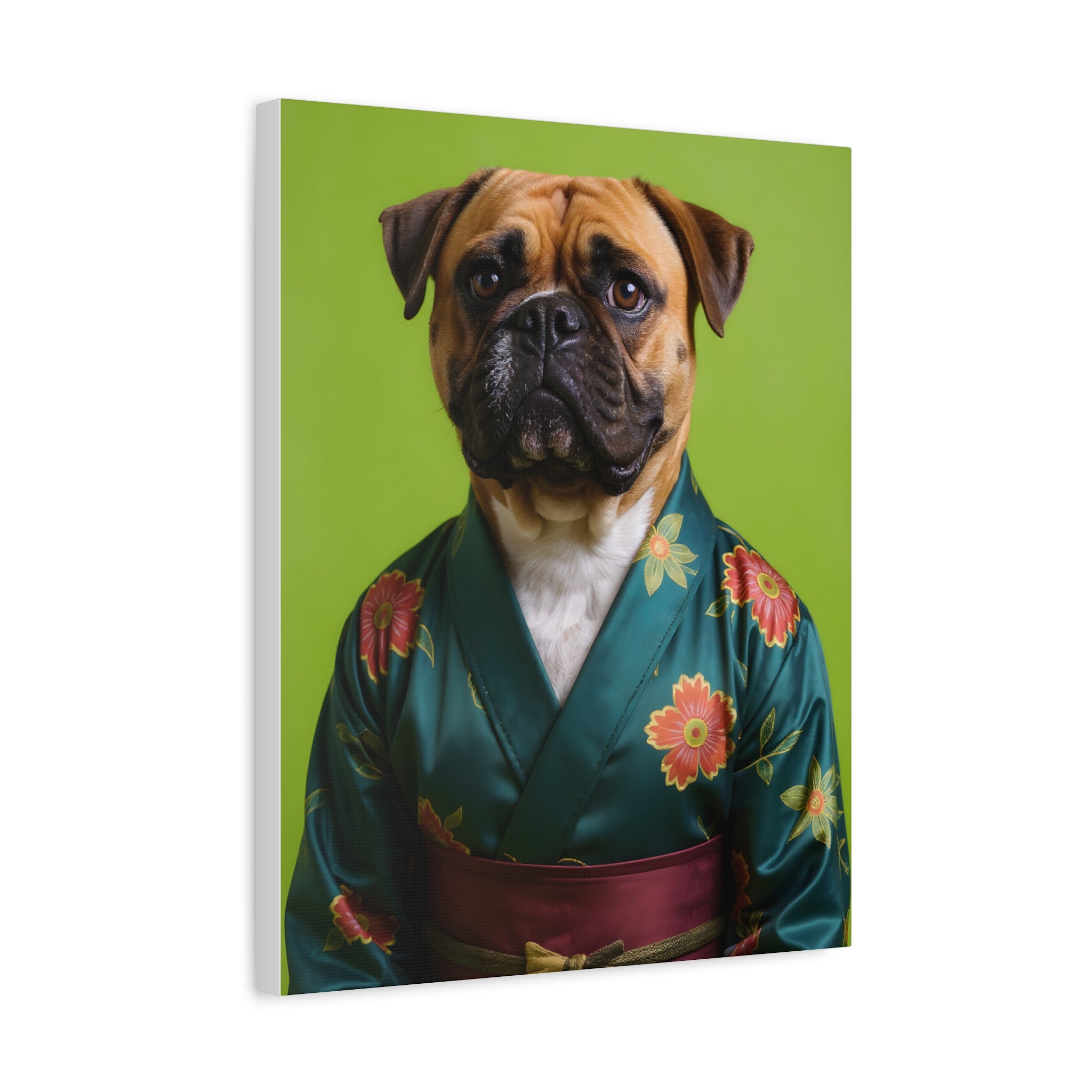 Dog Portrait Canvas - Kimono Vogue - 6818f5e4