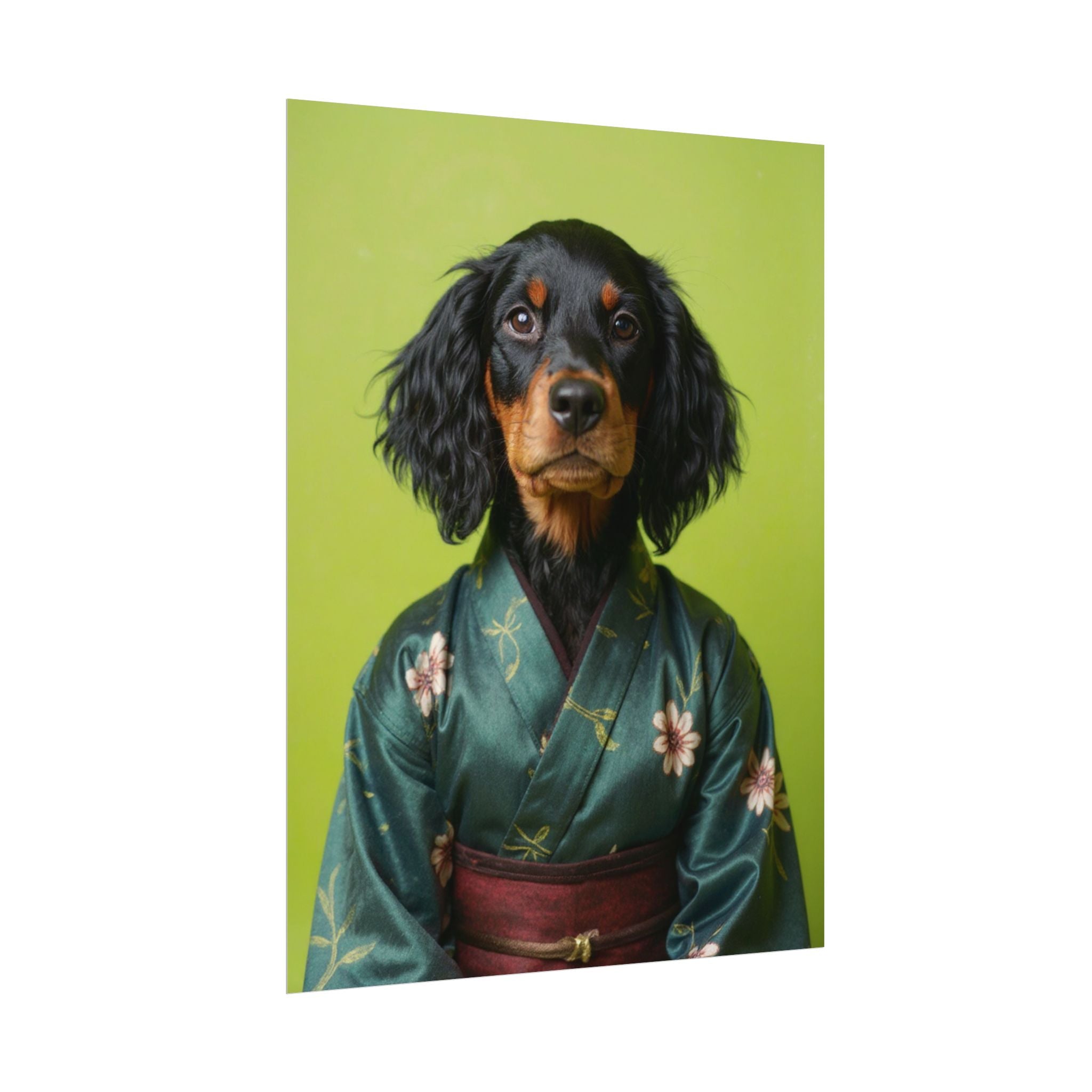Dog Portrait FinArt - Kimono Vogue - b1461c26