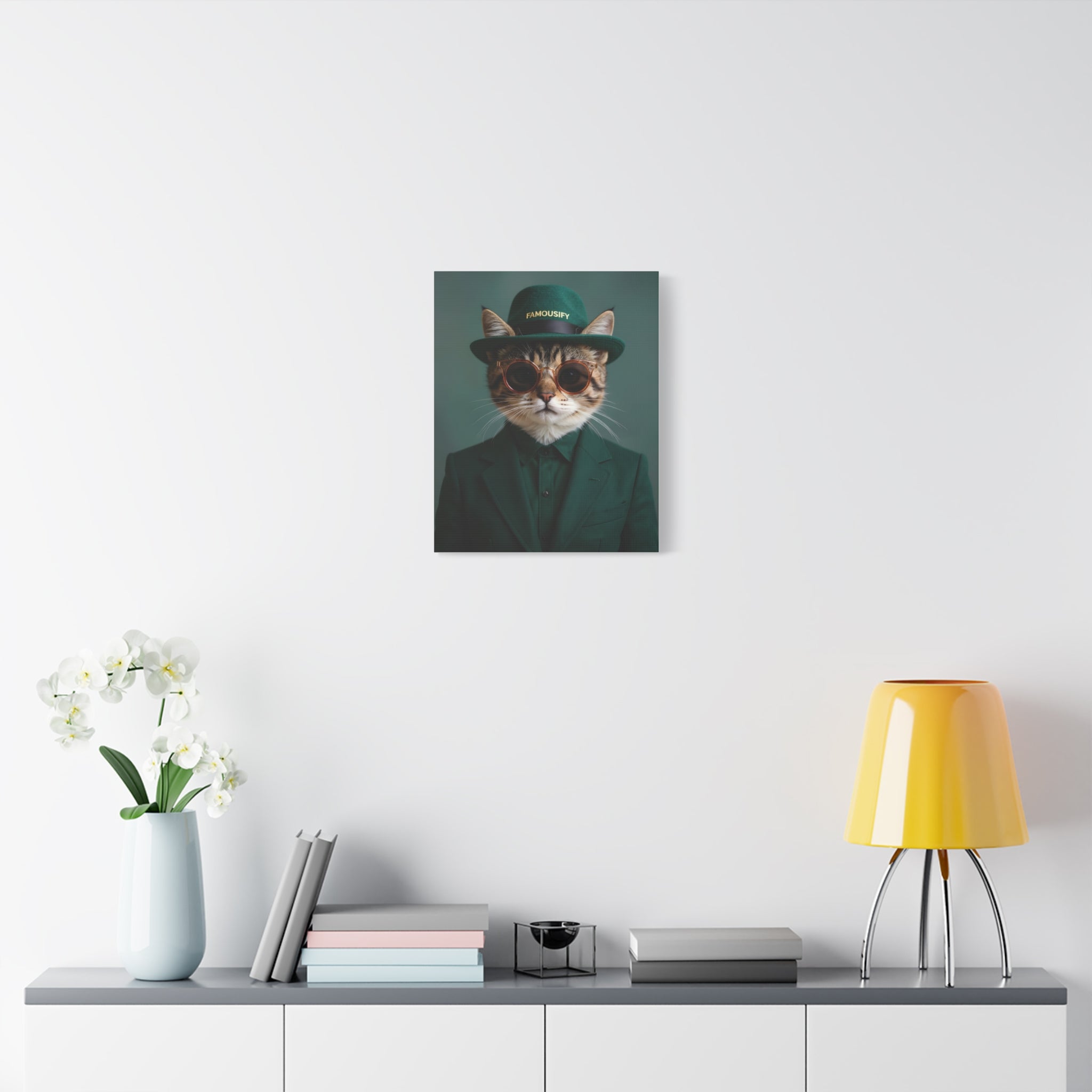 Dog Portrait Canvas - Cat Style - b55fabe7