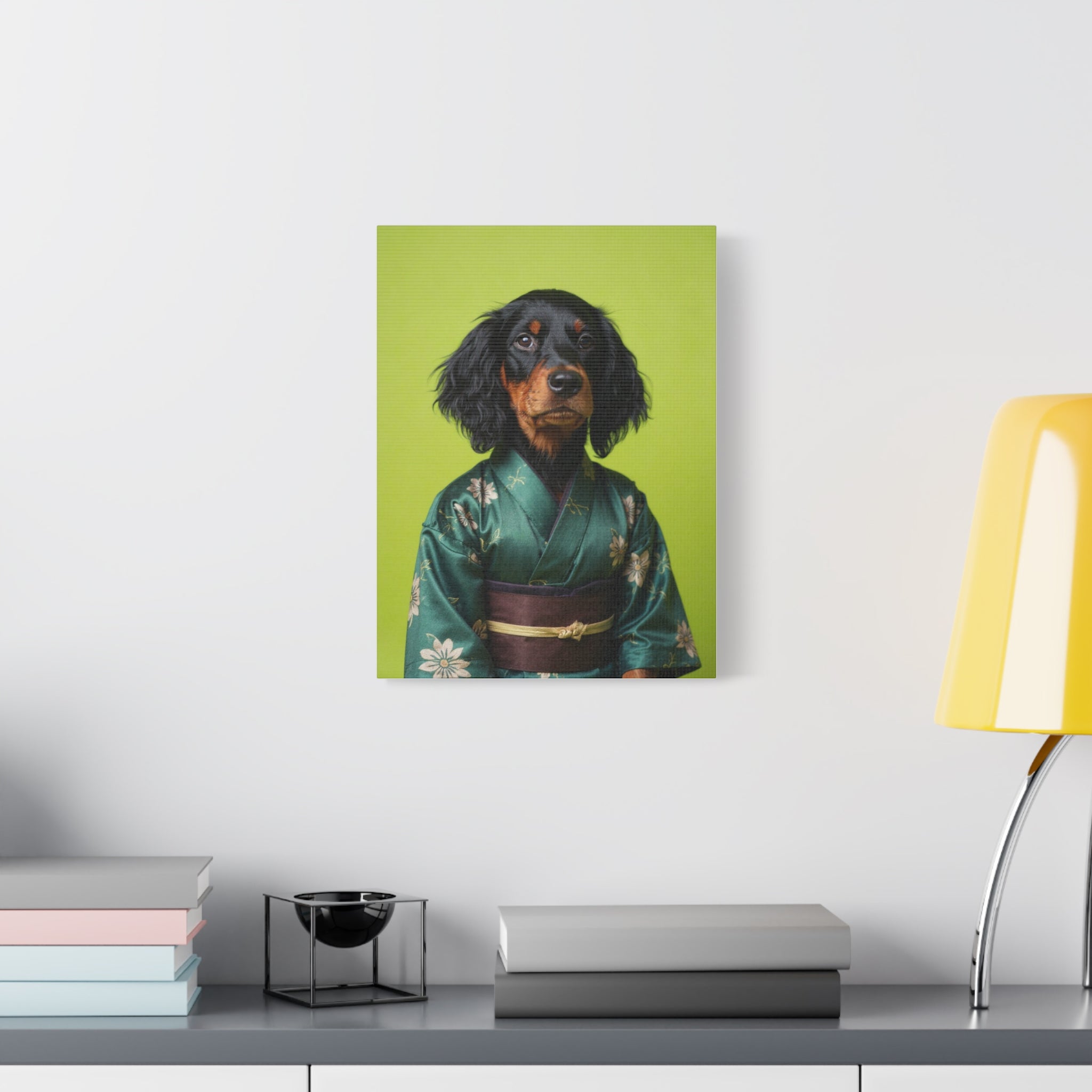 Dog Portrait Canvas - Kimono Vogue - 423db7fb