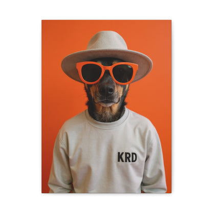 Dog Portrait Canvas - Carlos Style - 91bbc064