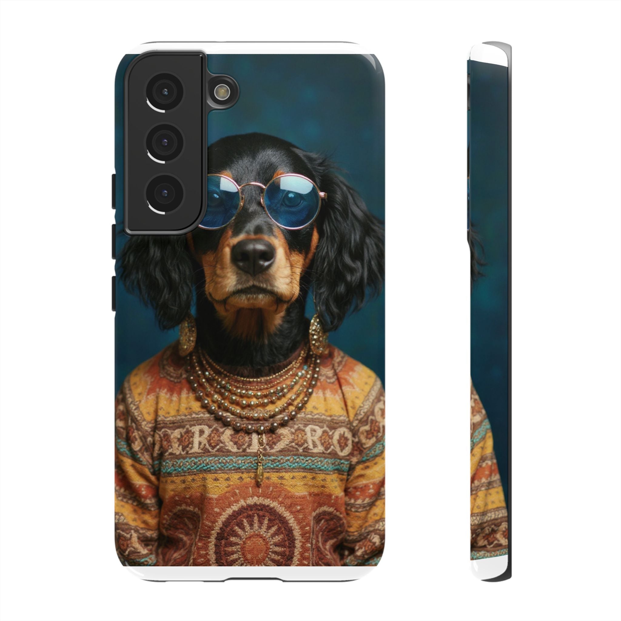 Dog Portrait PhCase - Hippy Style - e13b194d