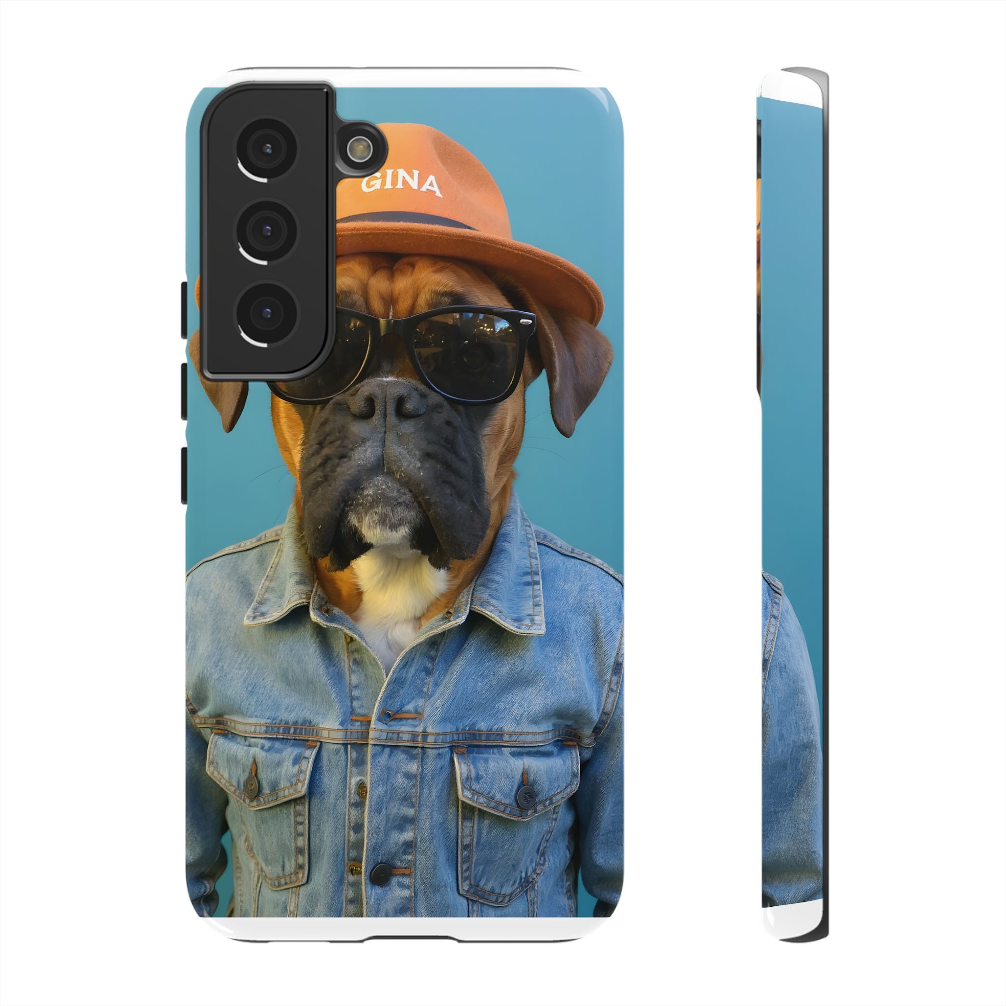 Dog Portrait PhCase - Denim Style - 80a6cbbd