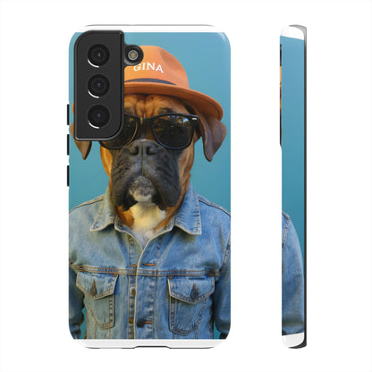 Dog Portrait PhCase - Denim Style - 80a6cbbd
