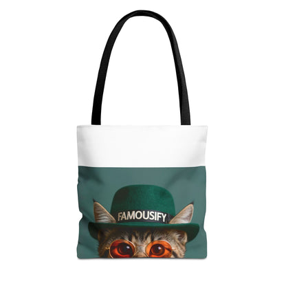 Dog Portrait ToteBg - Cat Style - e5e370fb