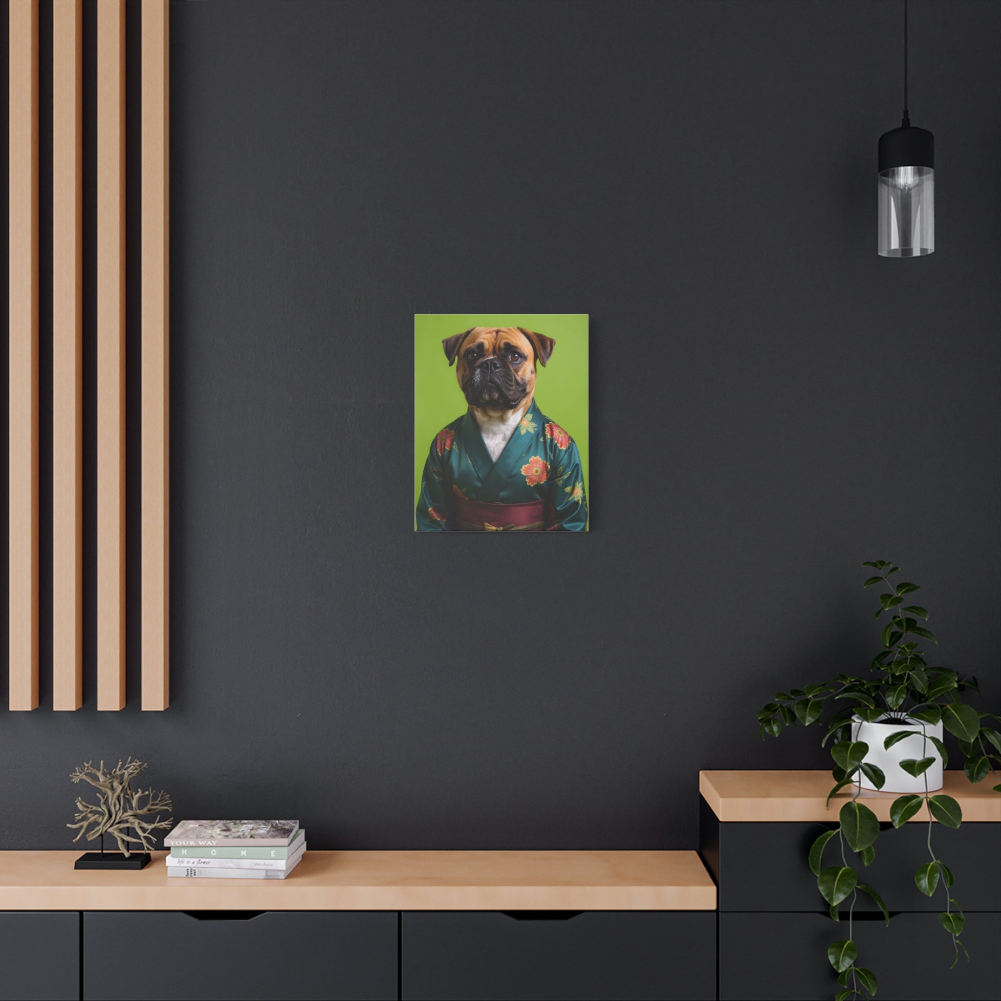 Dog Portrait Canvas - Kimono Vogue - 6818f5e4