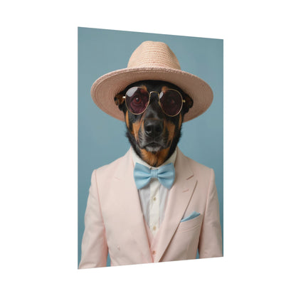 Dog Portrait FinArt - Pink Style - 3531c1df