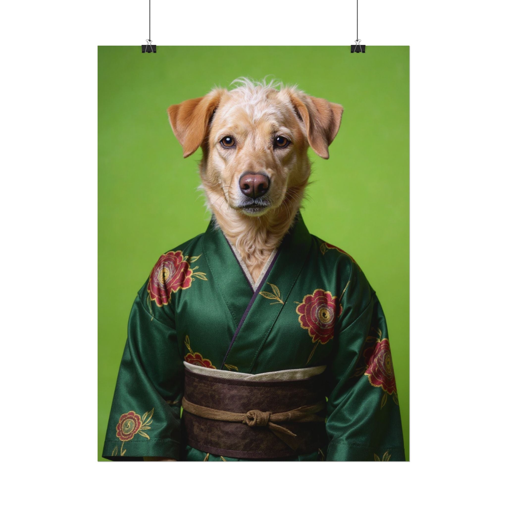 Dog Portrait FinArt - Kimono Vogue - adf3fd51